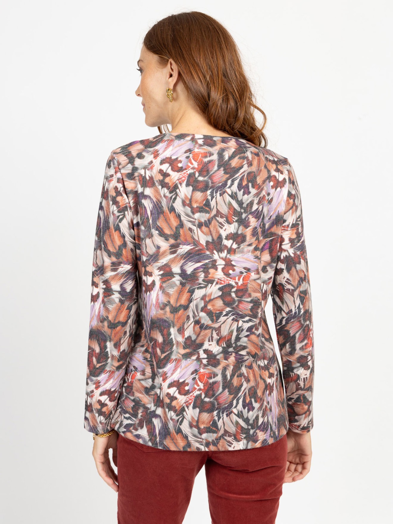 Blusa com Padr�o Abstrato
