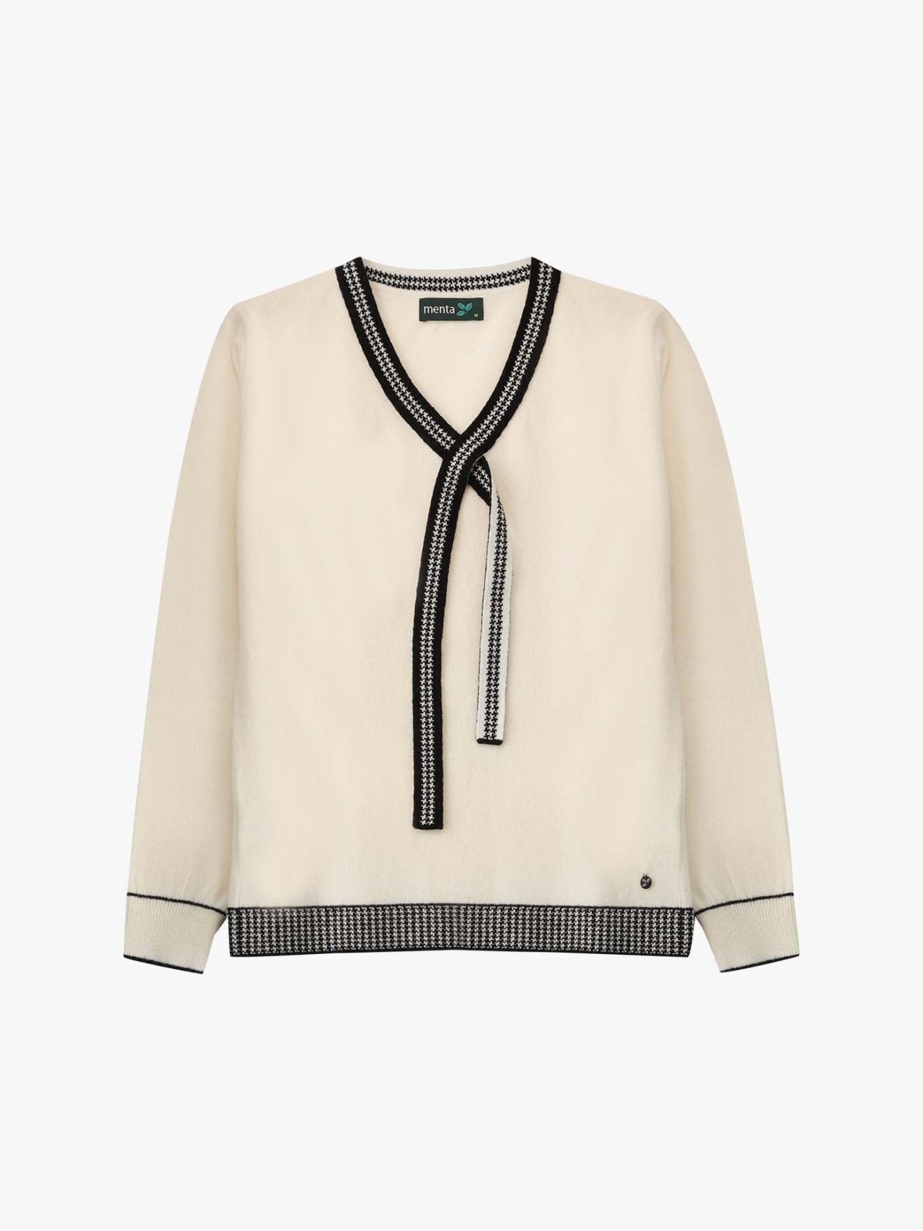 Camisola de Malha com Detalhe de Fita