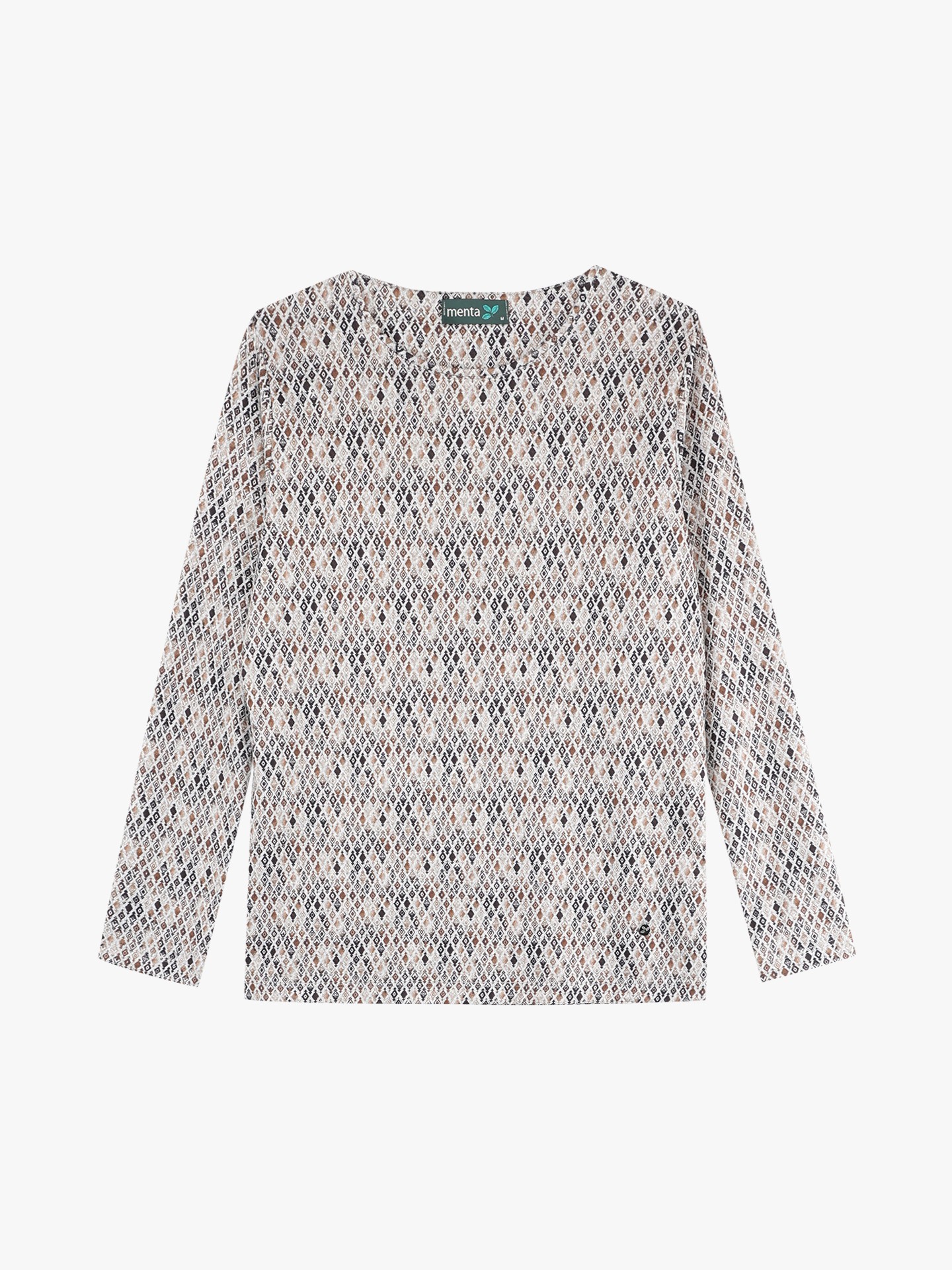 Camisola com Padrão Geométrico