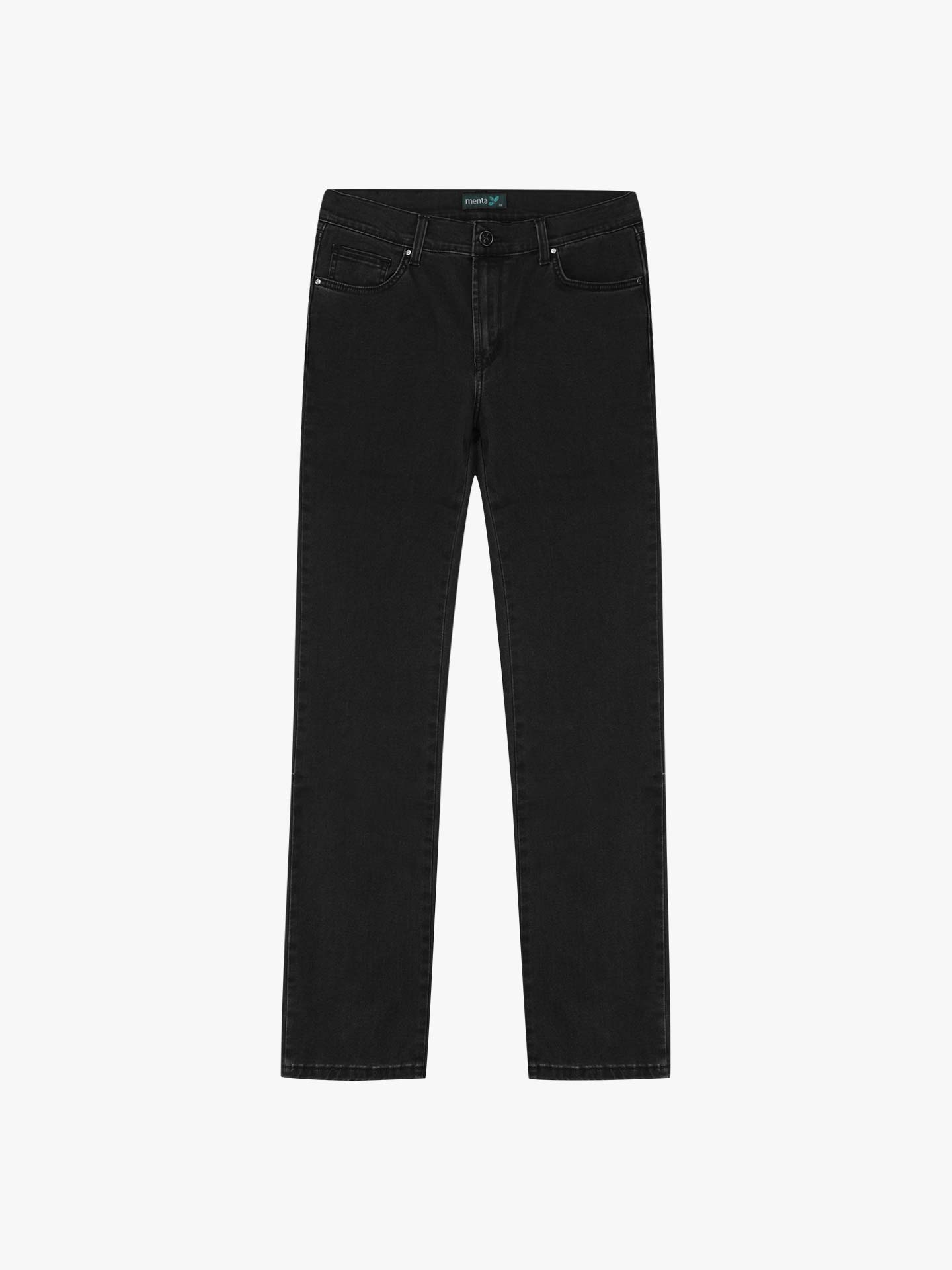 Calças de Sarja Straight Fit