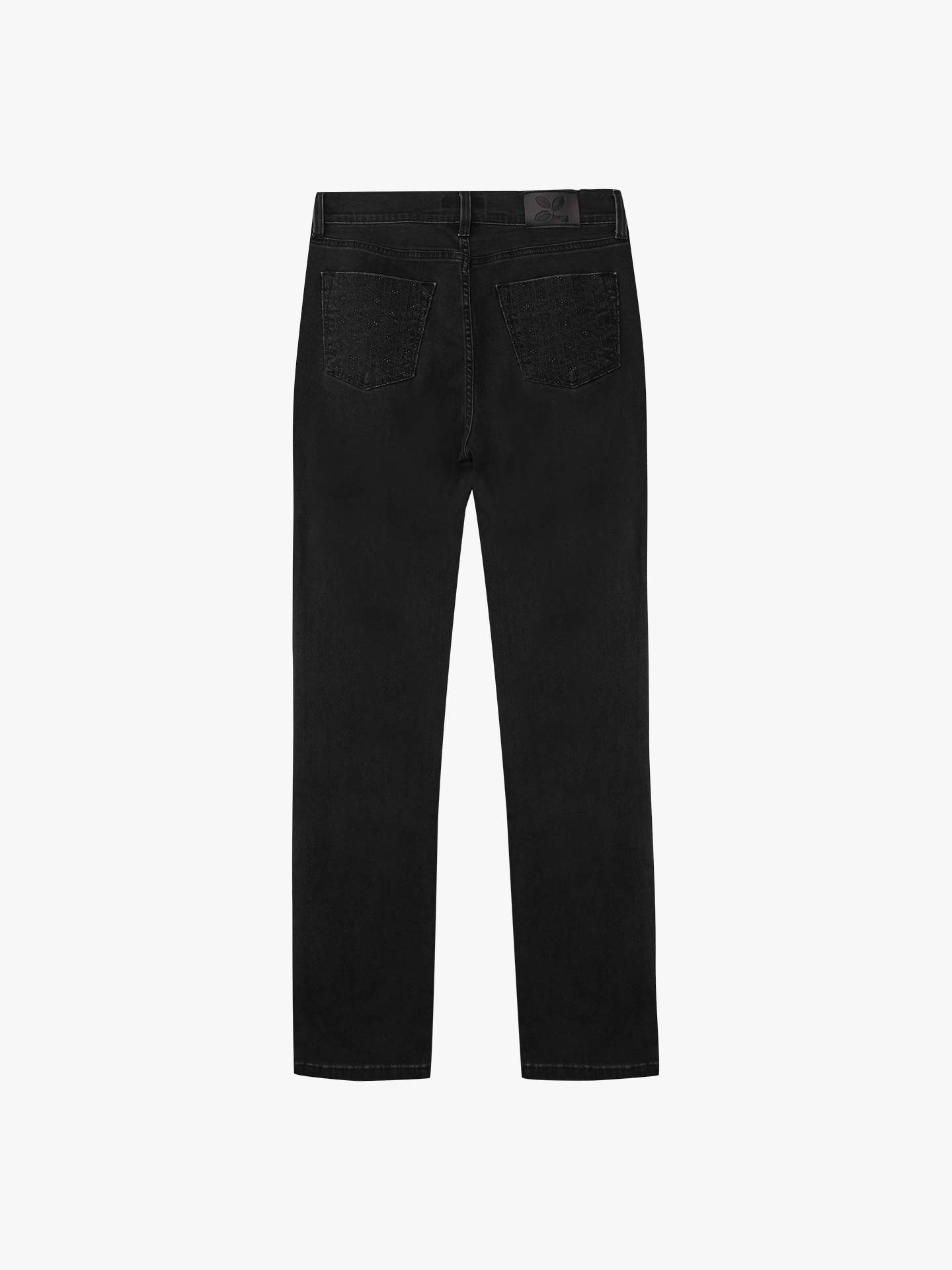 Calças de Sarja Straight Fit