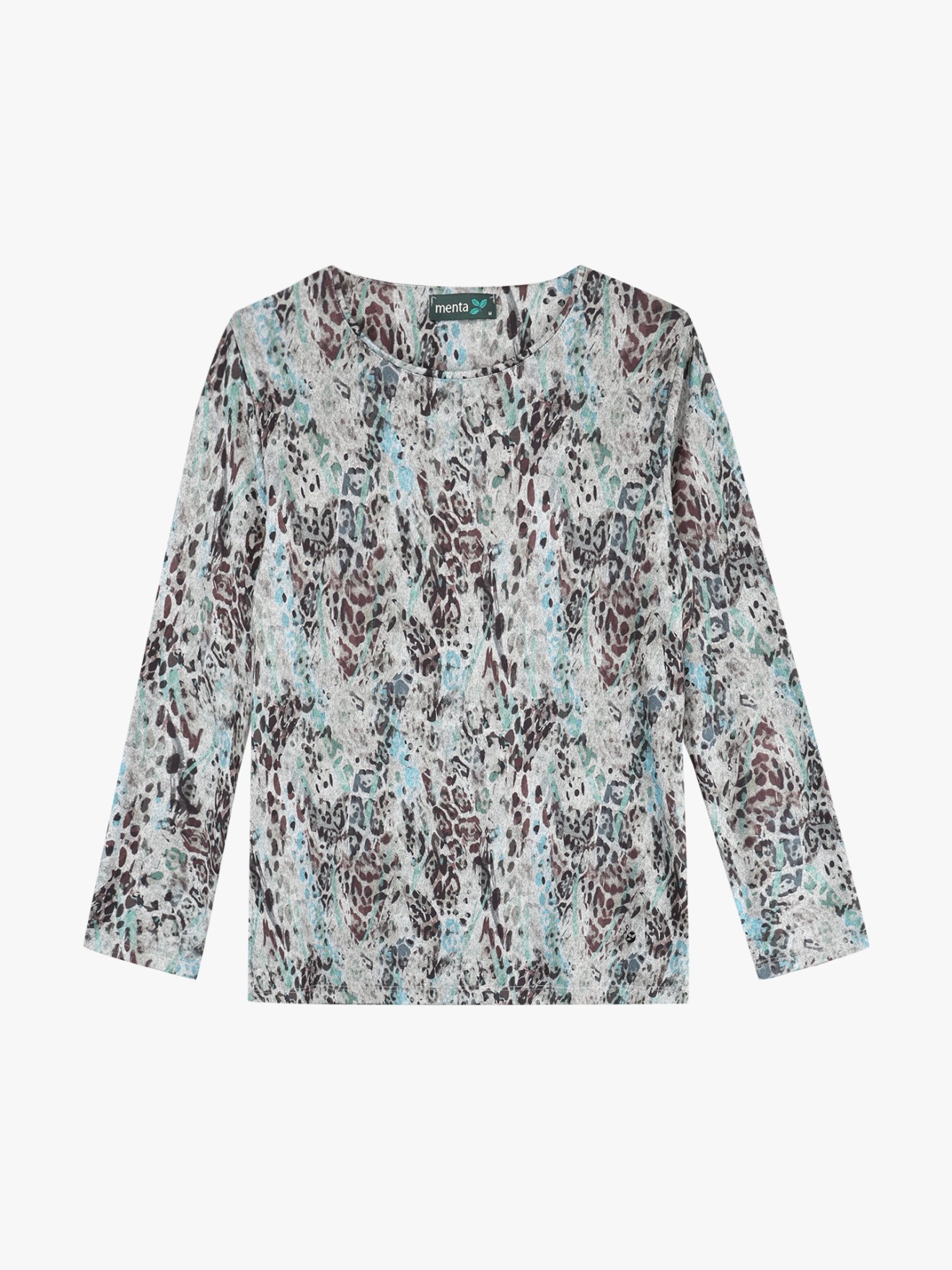 Camisola com Padr�o Animal Print