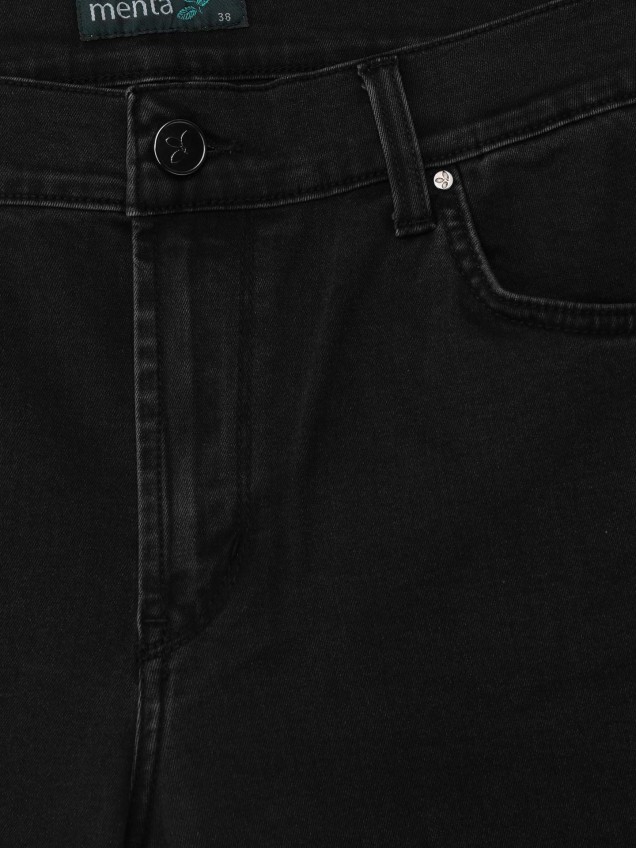 Calças de Sarja Straight Fit