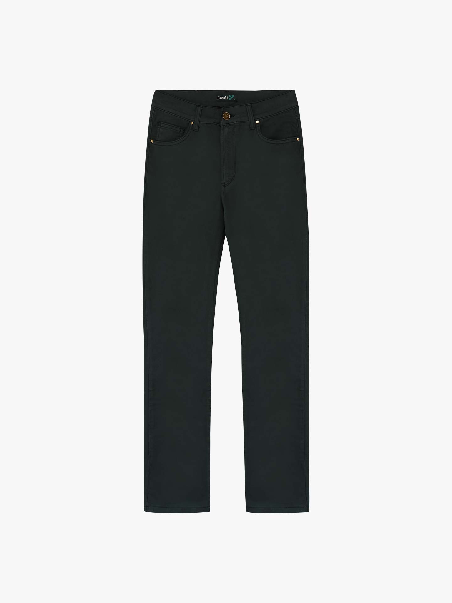 Calças de Sarja Straight Fit