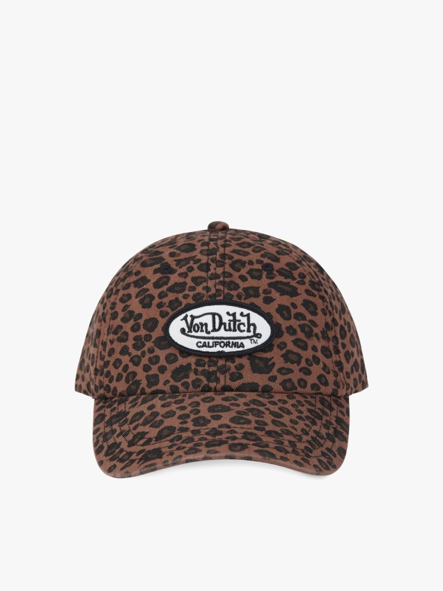 Boné Dad Cap com Padrão de Leopardo