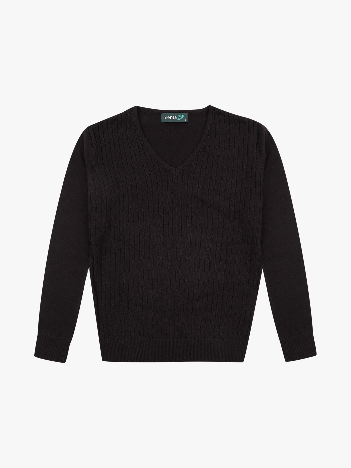 Camisola de Malha com Padrão Trançado