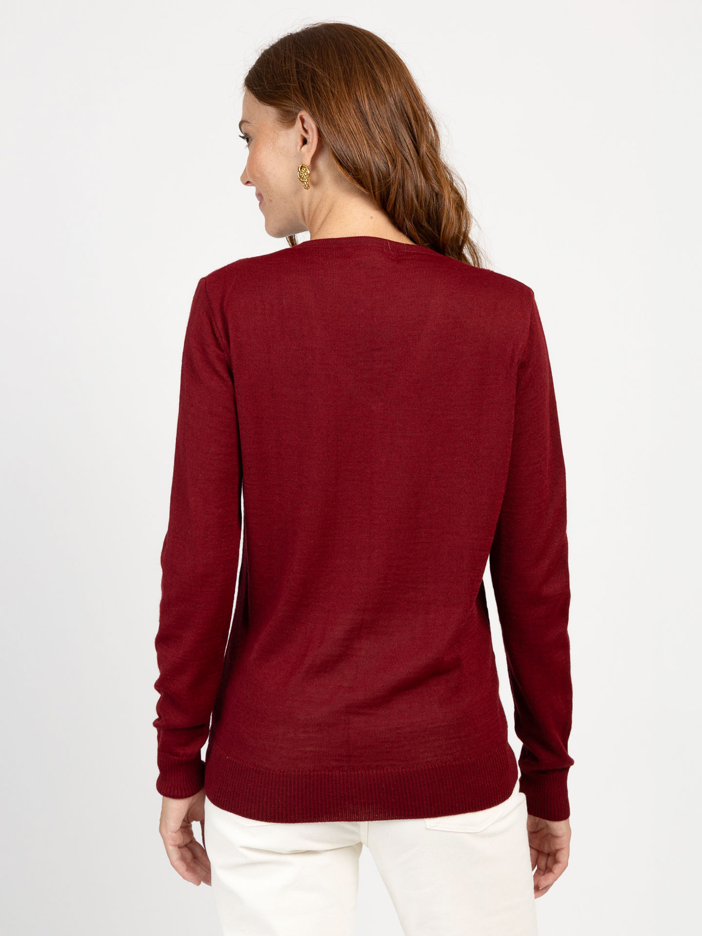 Camisola de Malha com Padrão Trançado