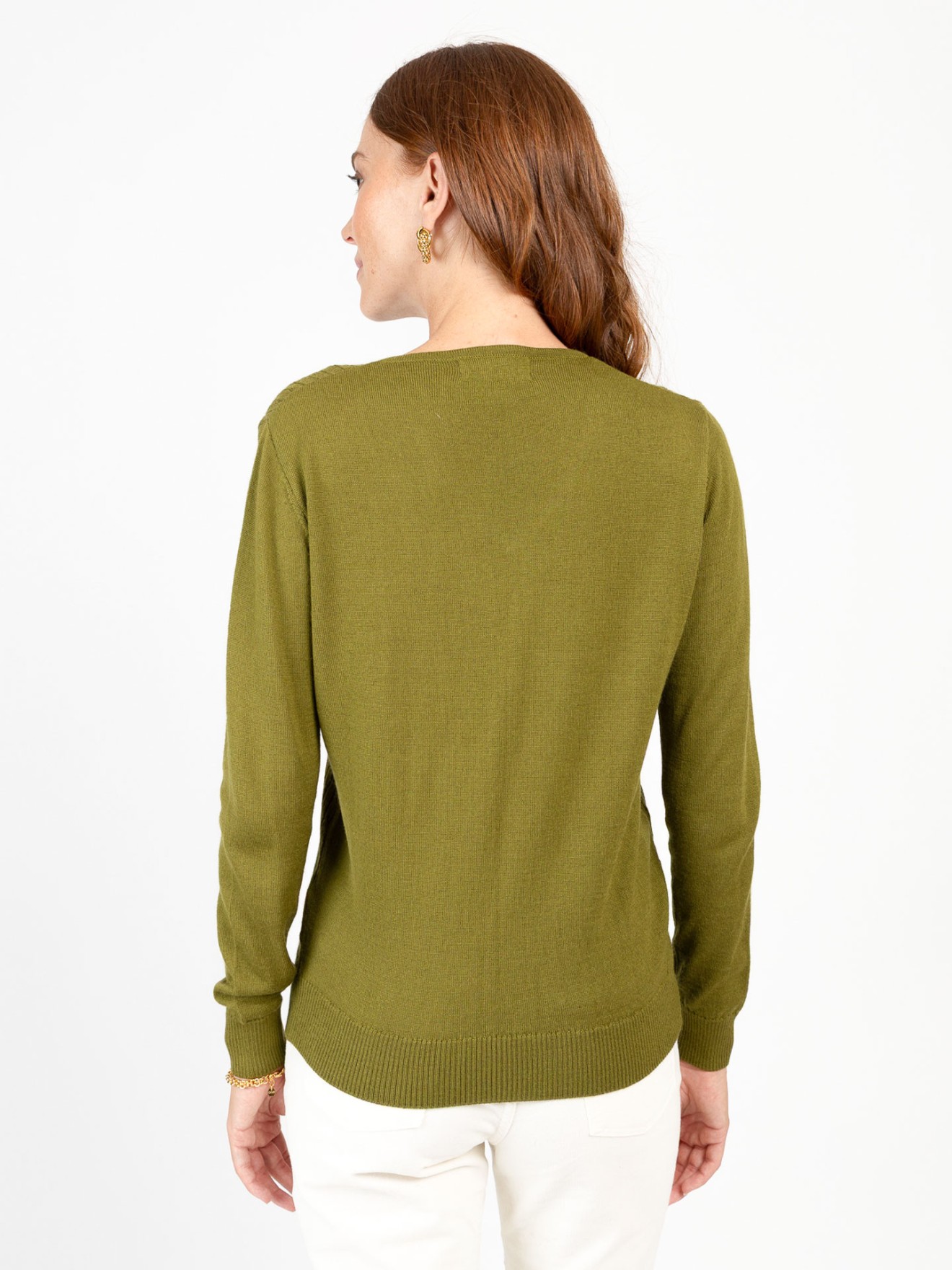Camisola de Malha com Padrão Trançado