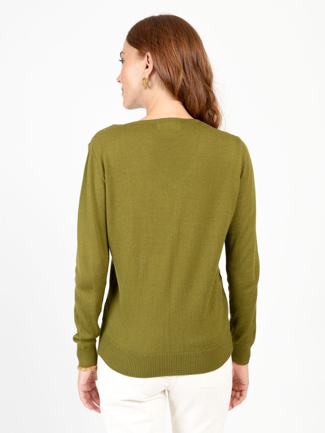 Camisola de Malha com Padrão