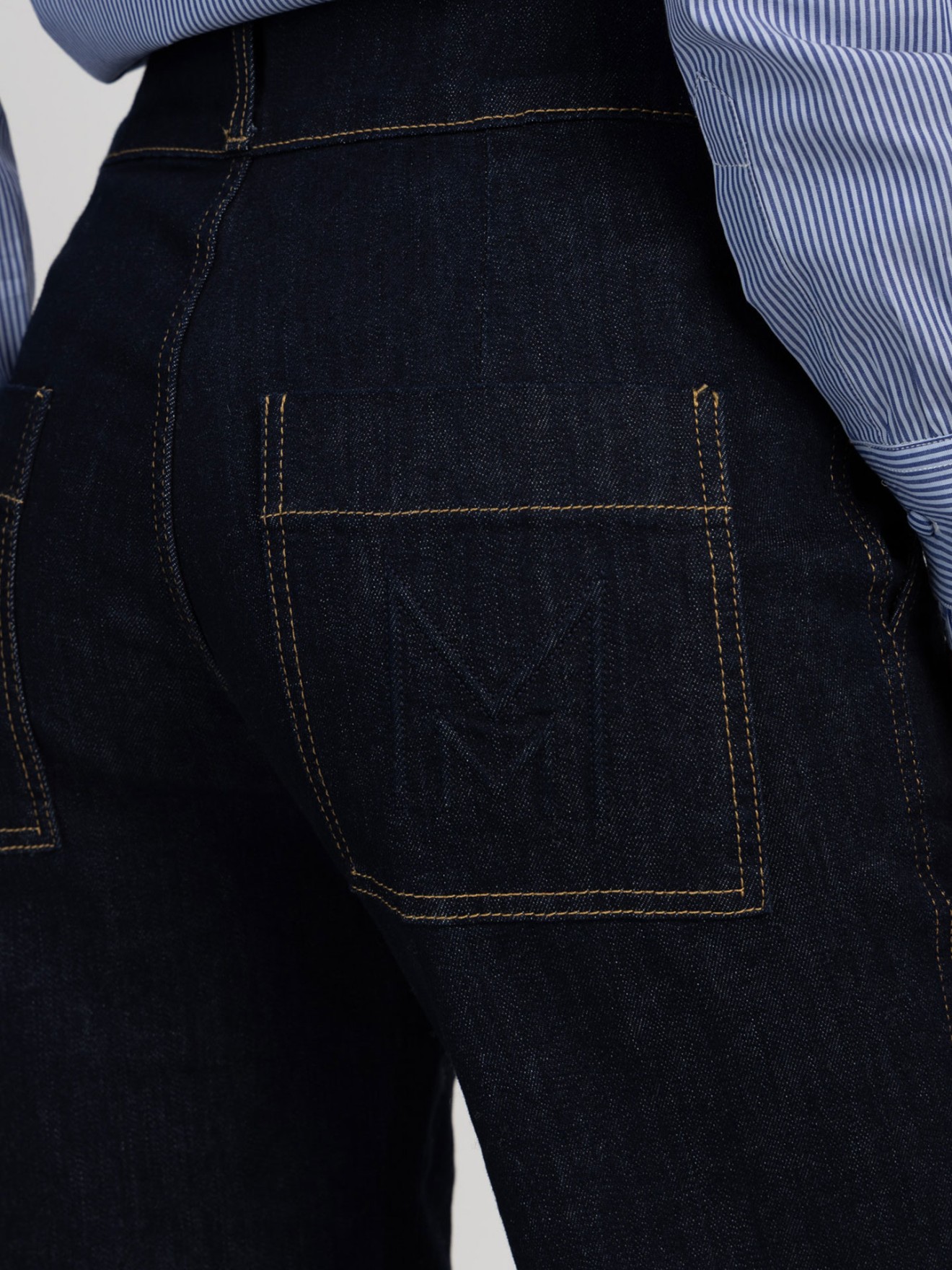 Calças de Ganga Straight Fit