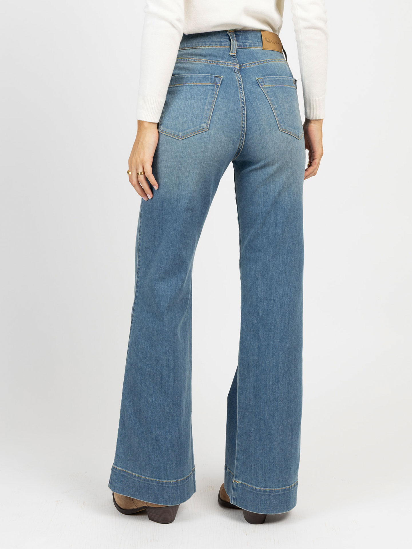 Calças de Ganga Wide Leg