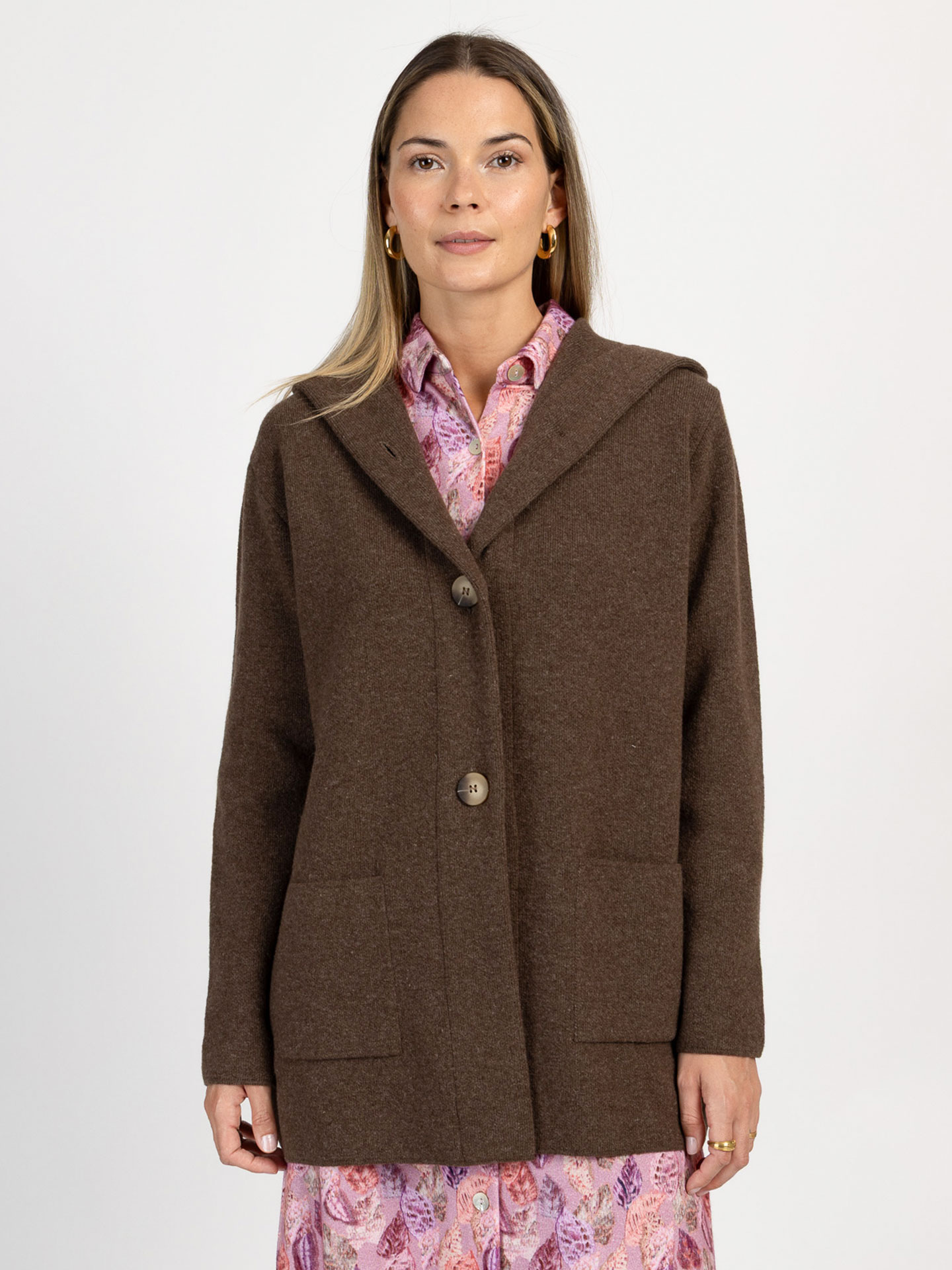 Casaco de Malha com Capuz