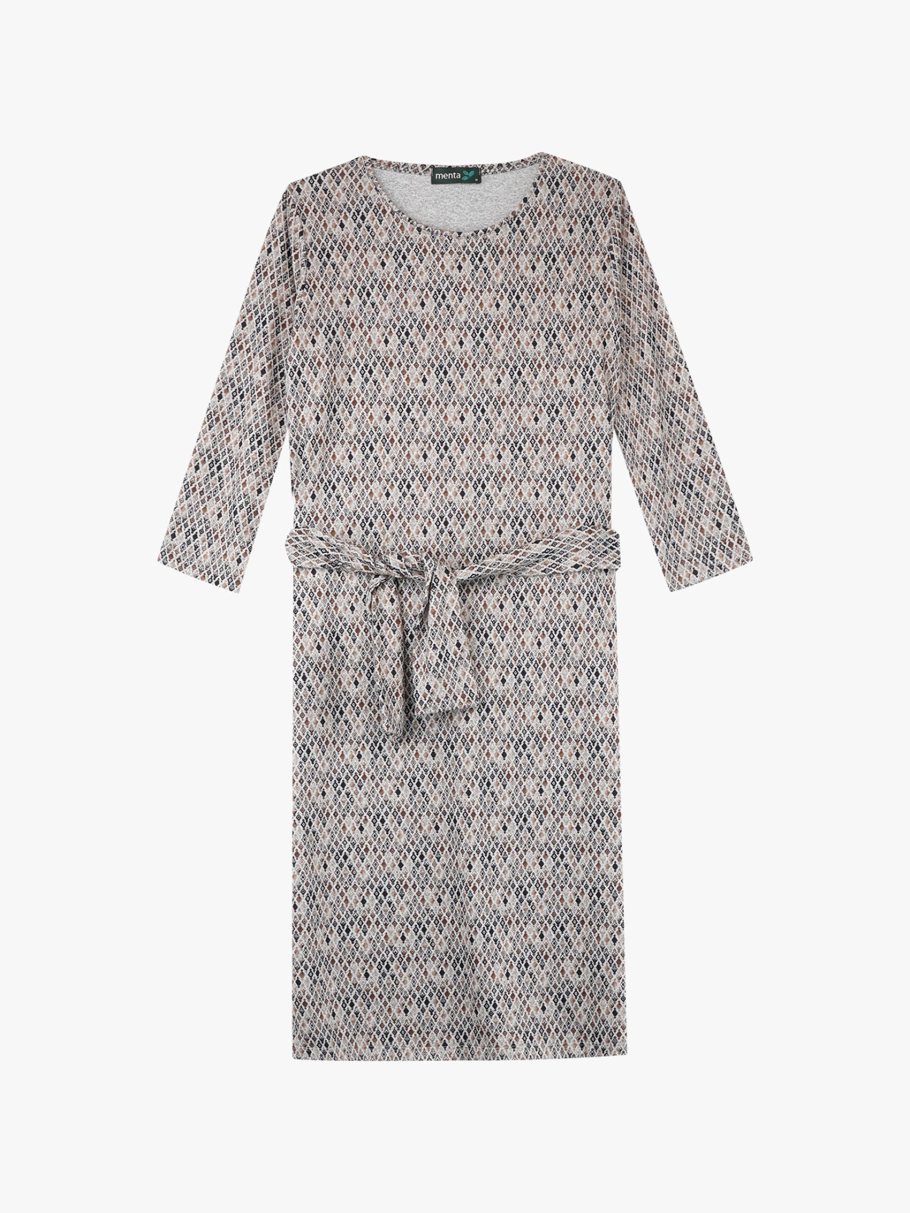 Vestido Midi de Malha com Cinto