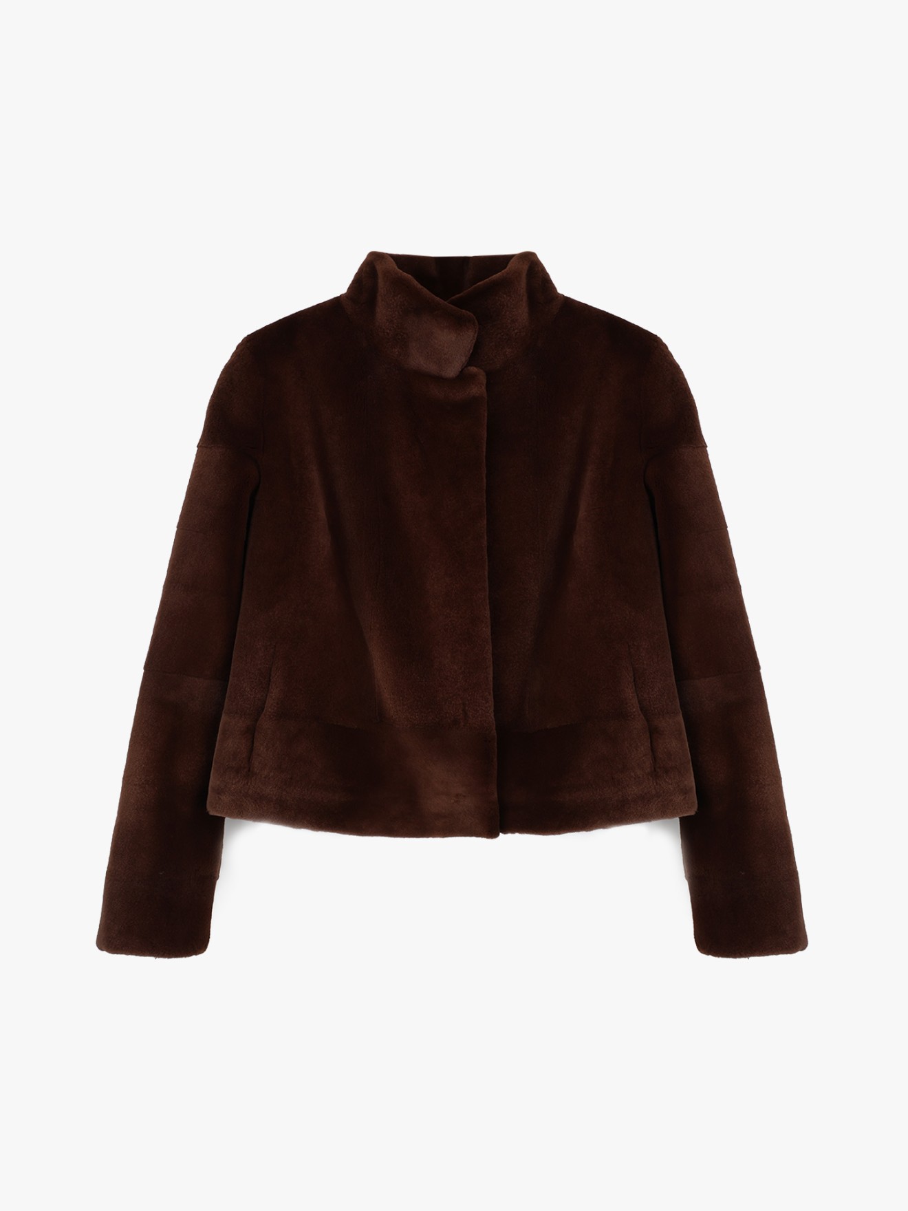 Casaco Curto de Pelo Natural