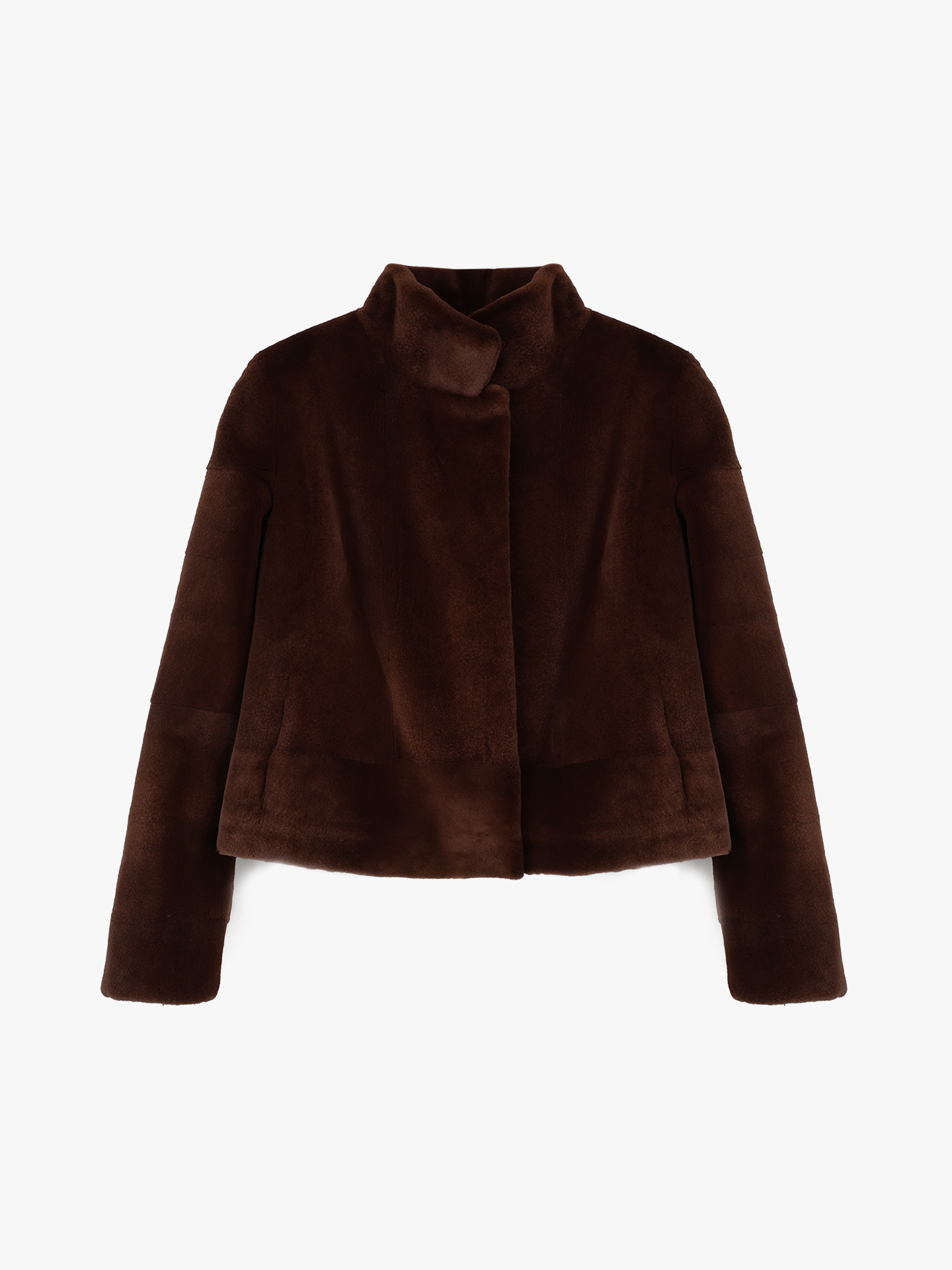 Casaco Curto de Pelo Natural