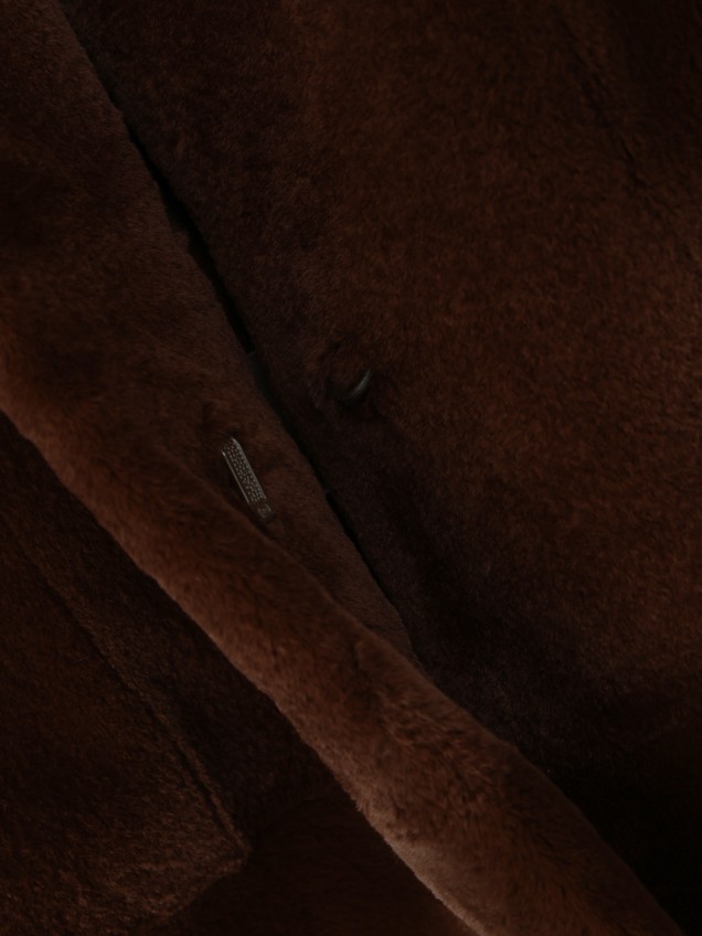 Casaco Curto de Pelo Natural