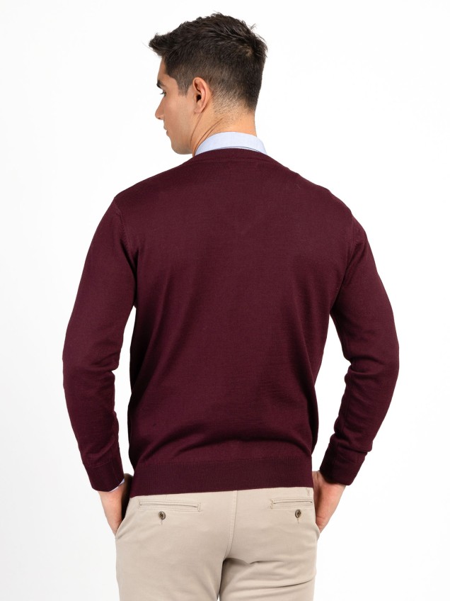 Camisola de Malha com Decote em V