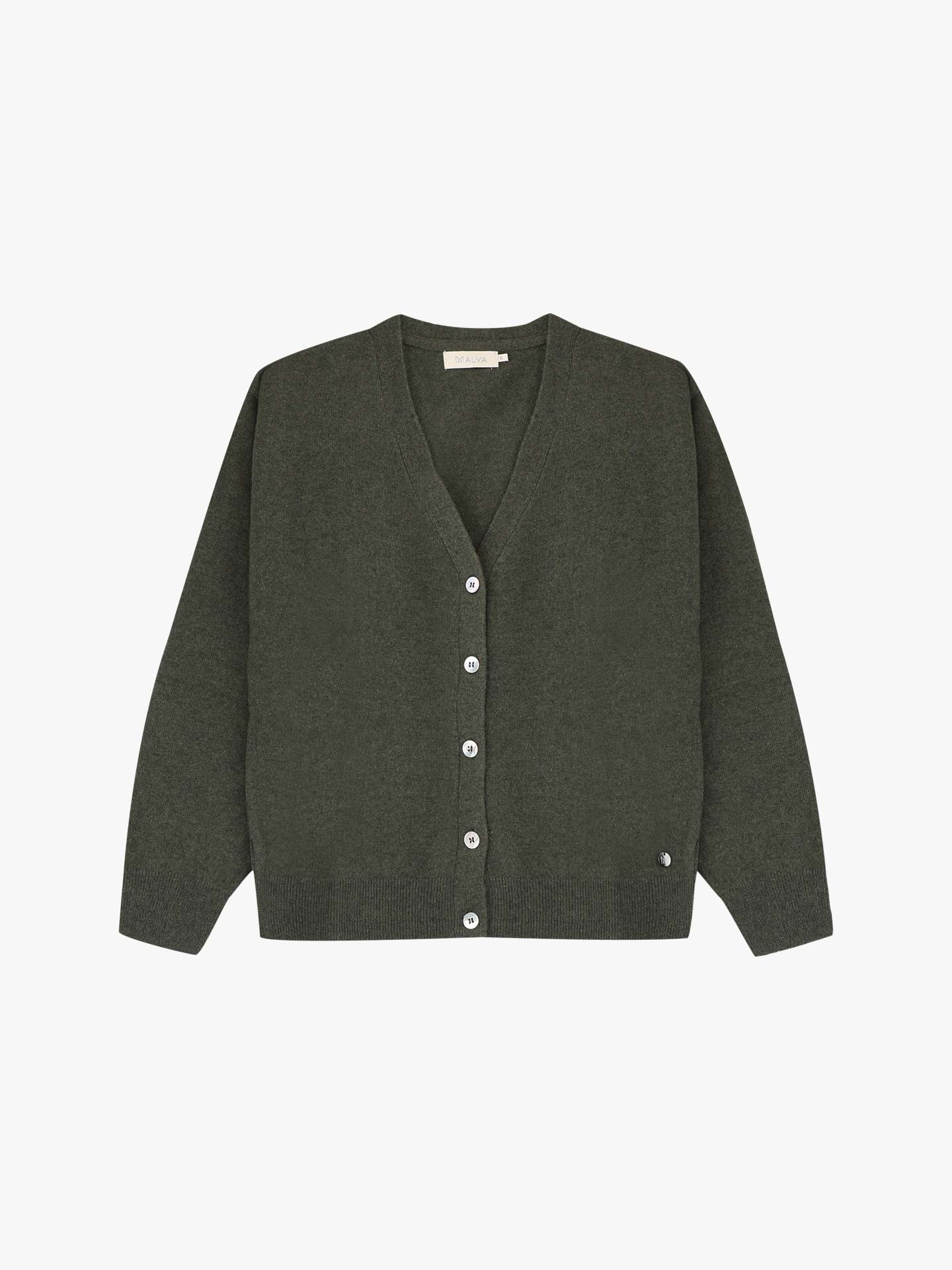 Casaco de Malha com Decote em V