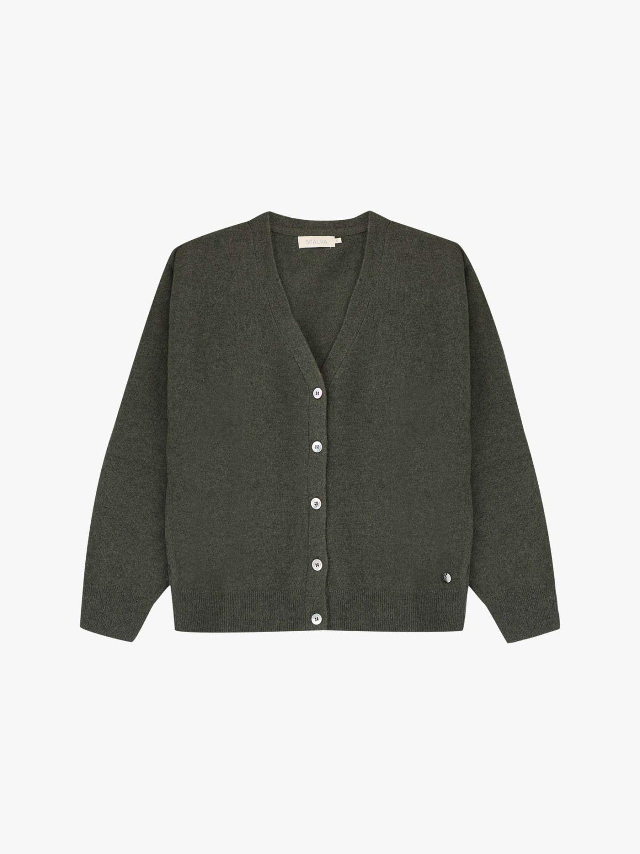 Casaco de Malha com Decote em V