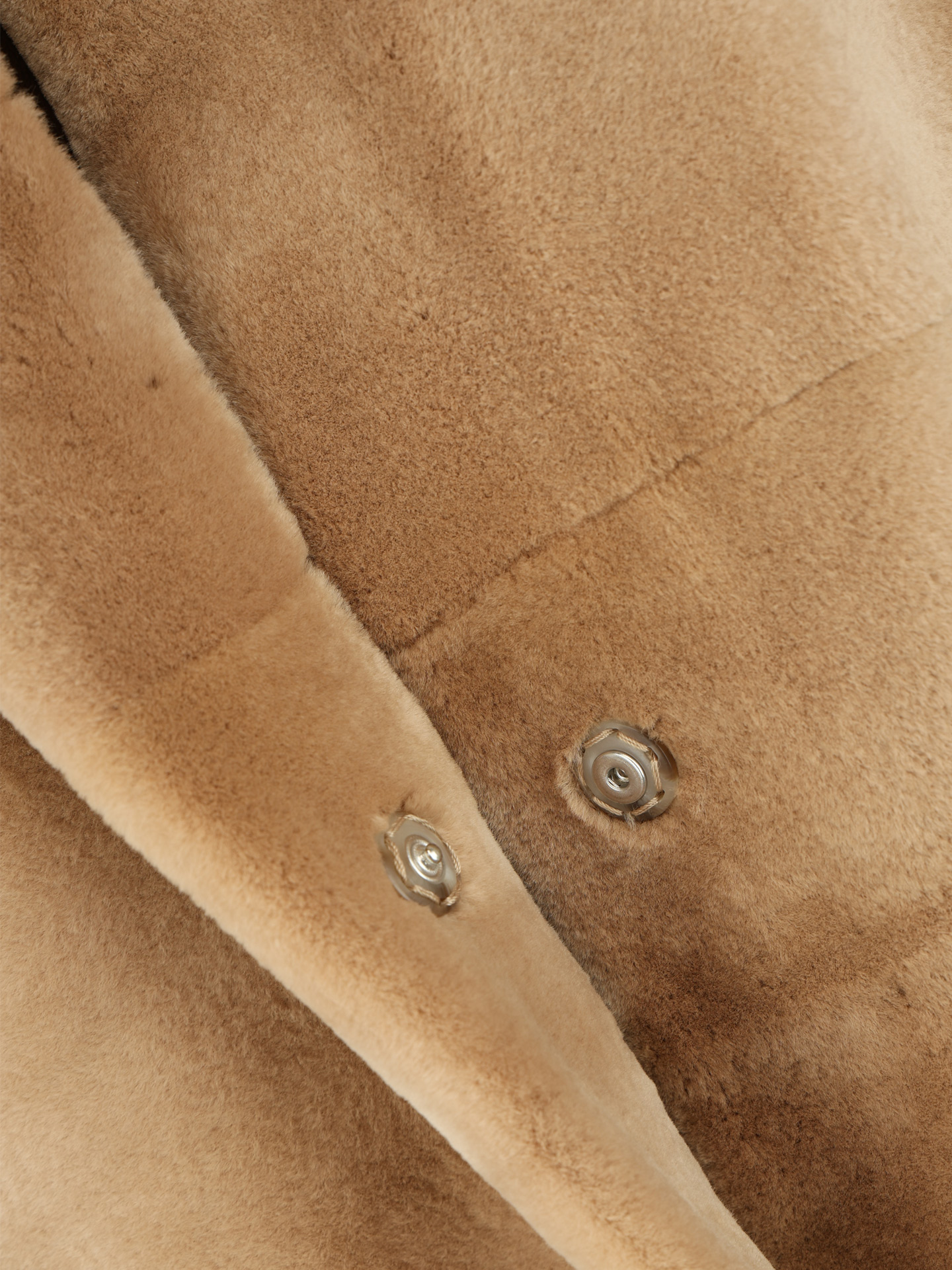 Casaco Comprido de Pelo Natural