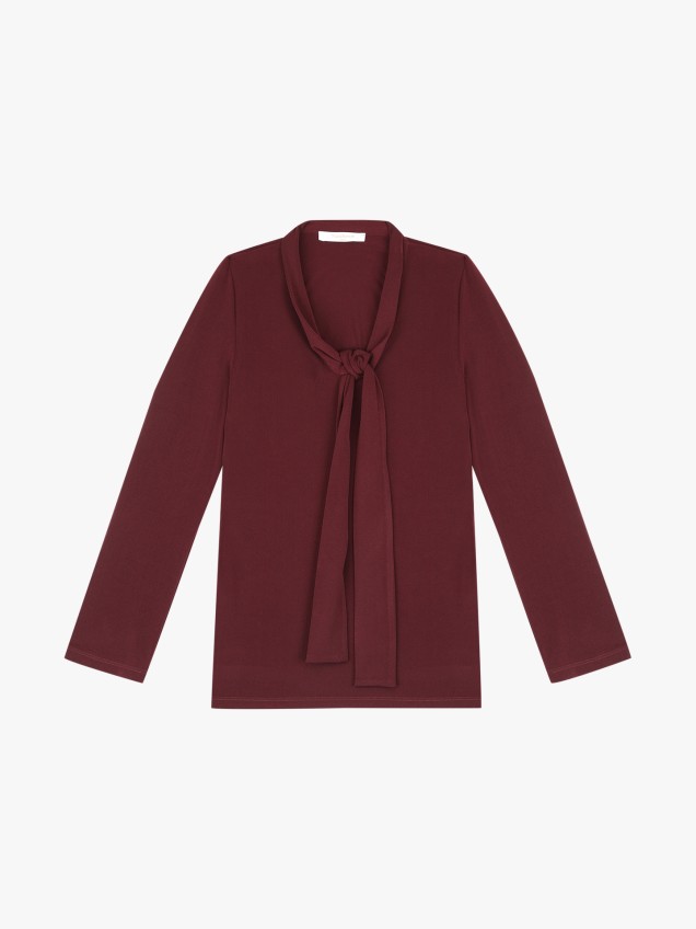 Blusa com Lao no Decote