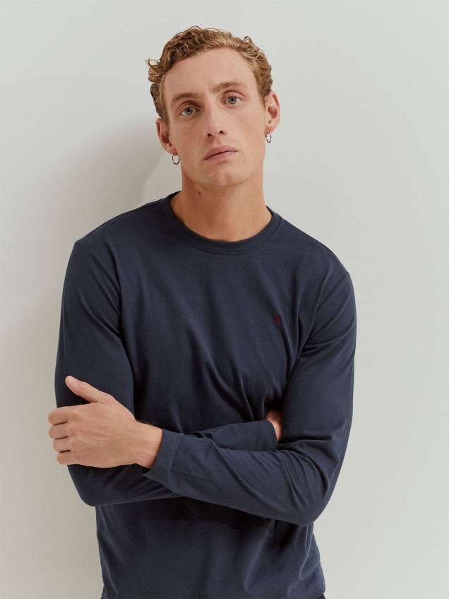 Camisola de Manga Comprida com Bordado