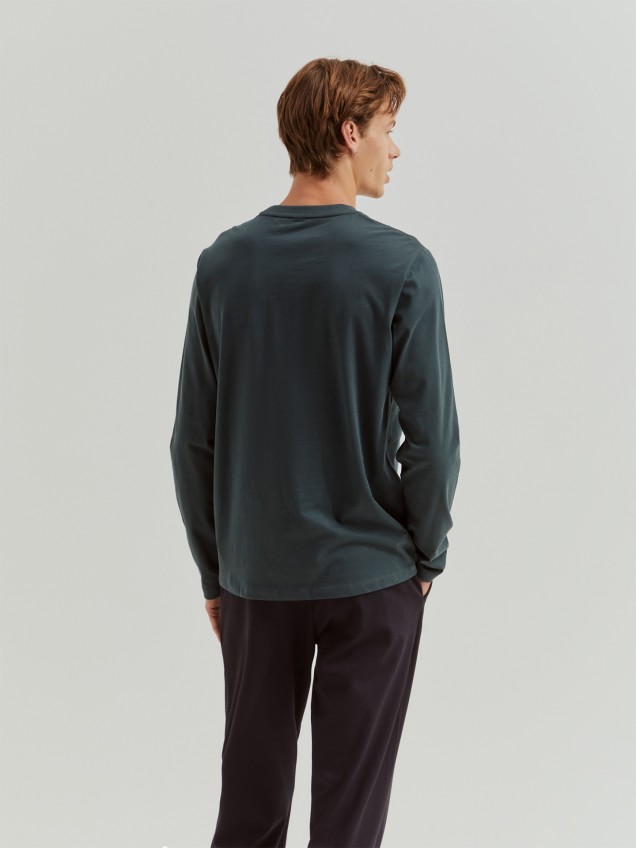 Camisola de Manga Comprida com Bordado