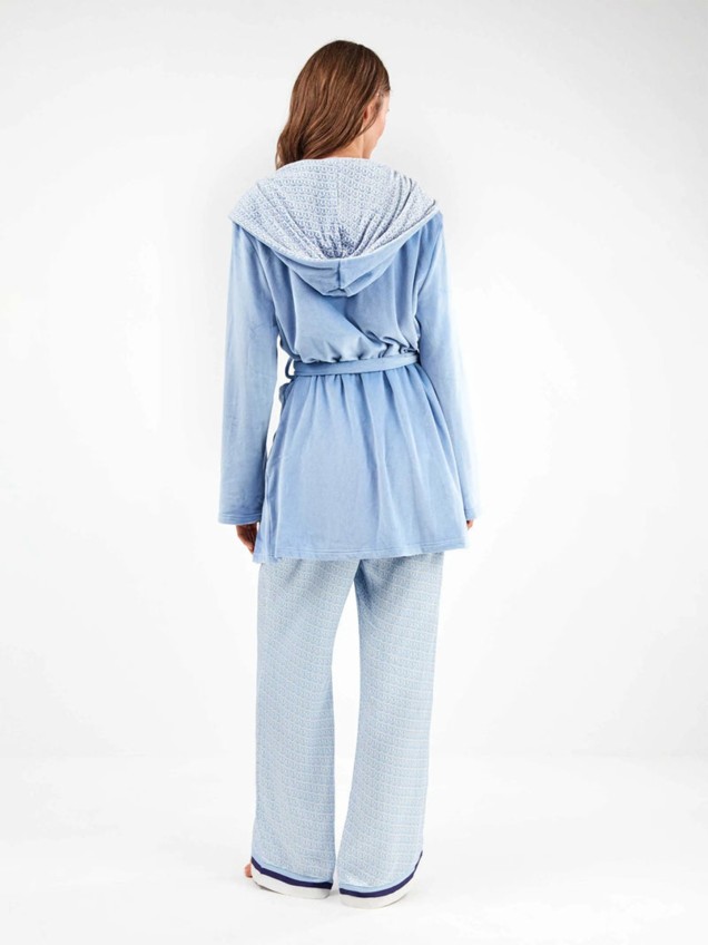 Roupão Curto Polar com Capuz