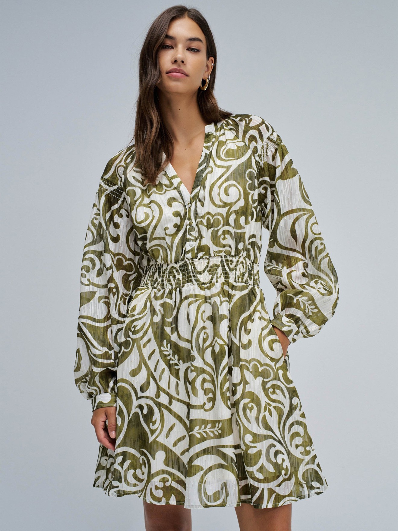 Vestido Curto Estampado