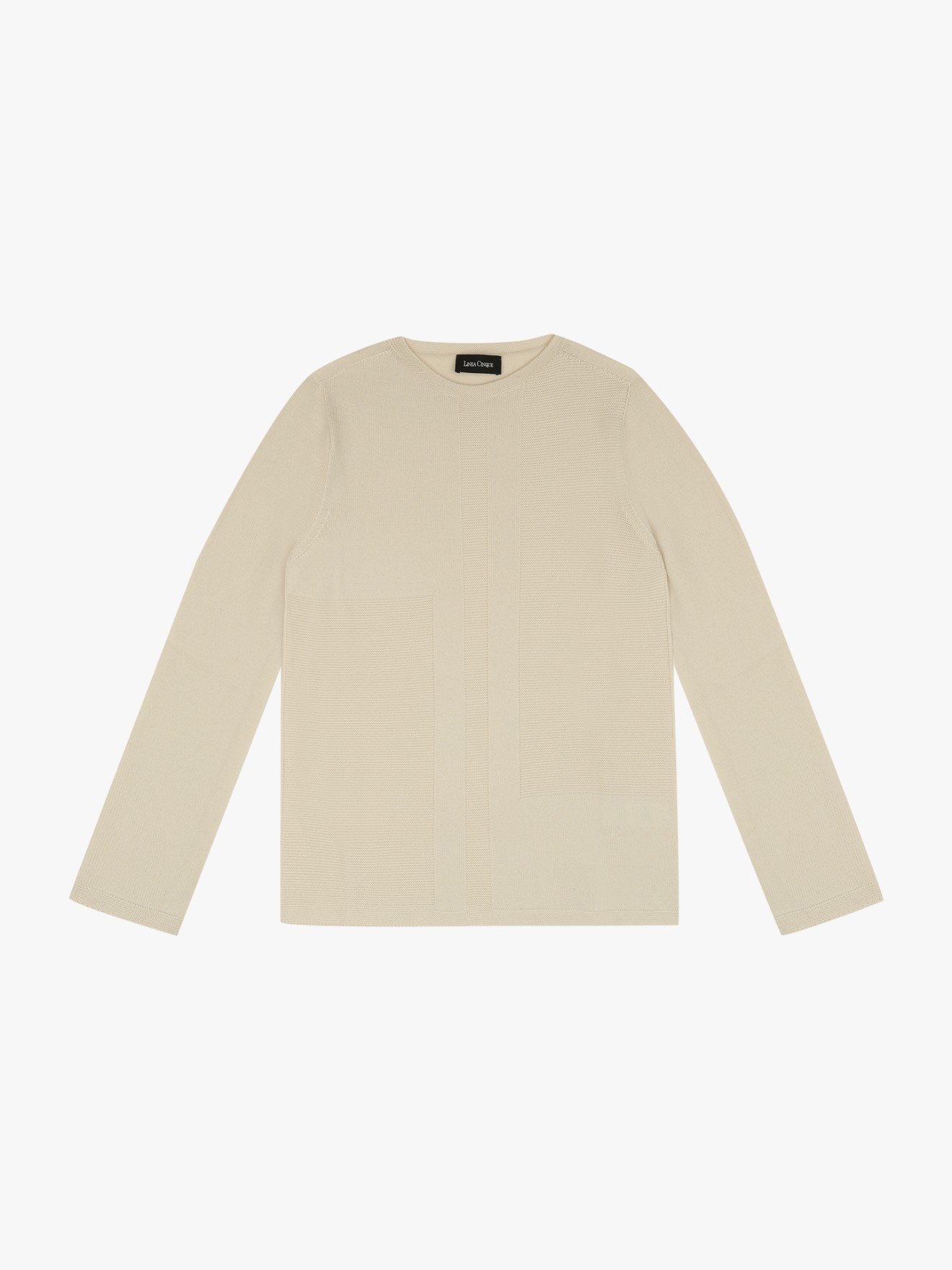 Camisola de Malha com Textura Geom�trica