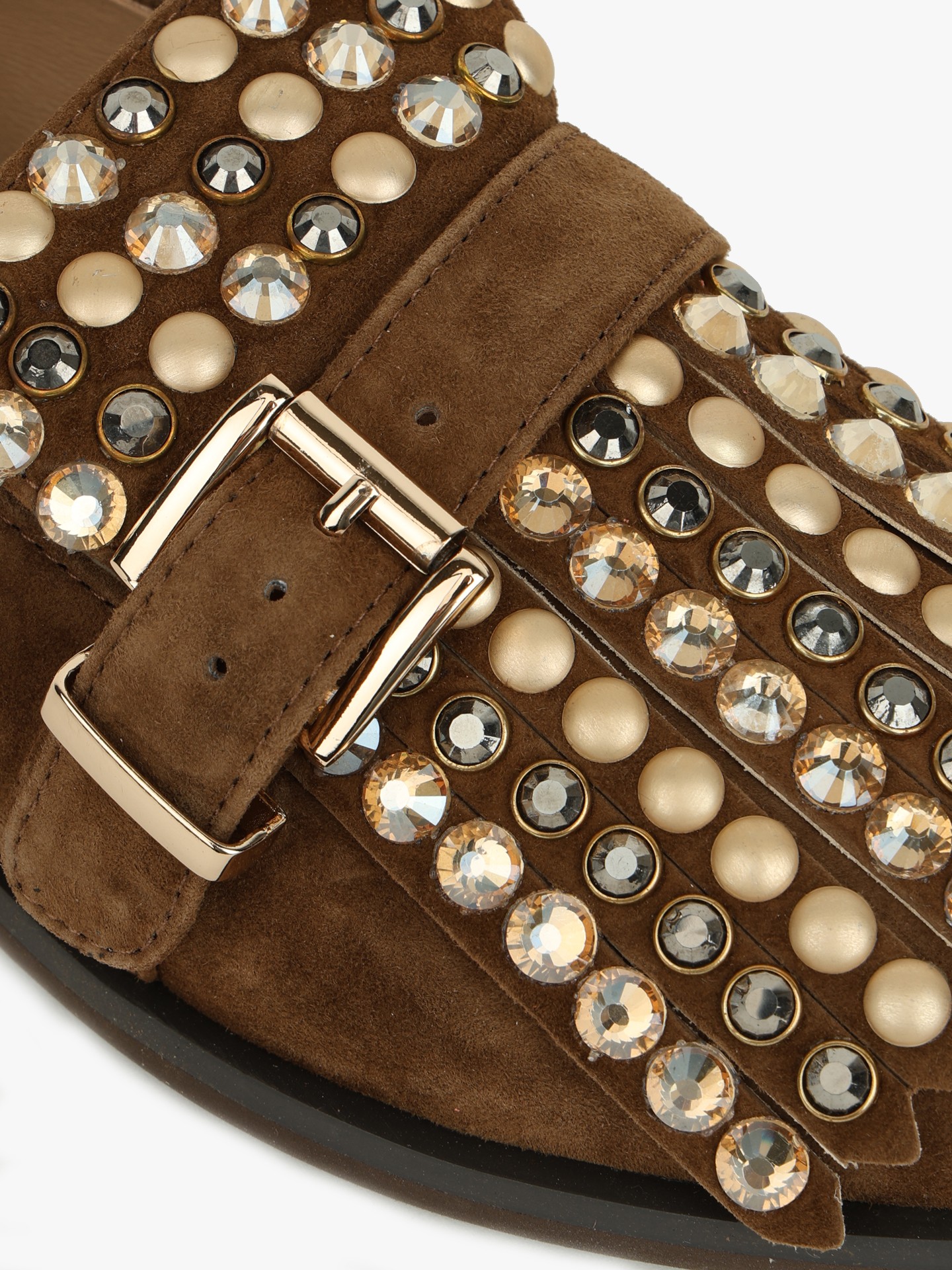 Mocassins Rasos com Tachas