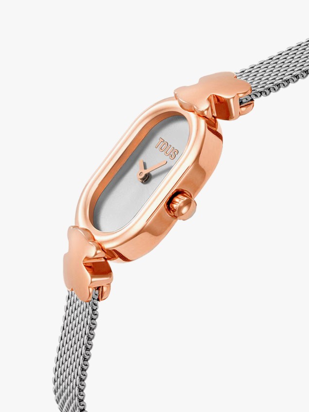 Relógio Oval Icon Bicolor