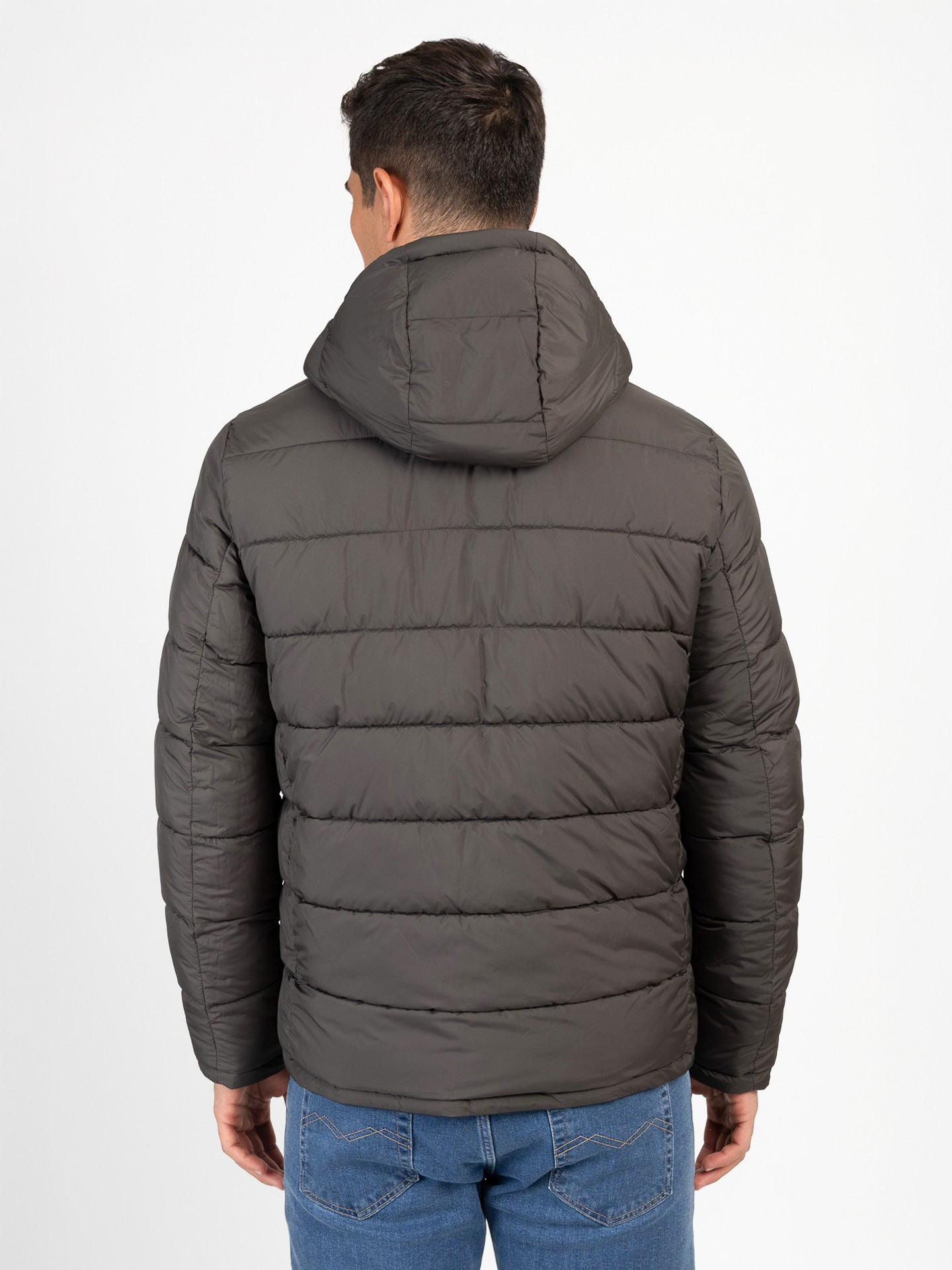 Blusão Reversível Acolchoado com Capuz