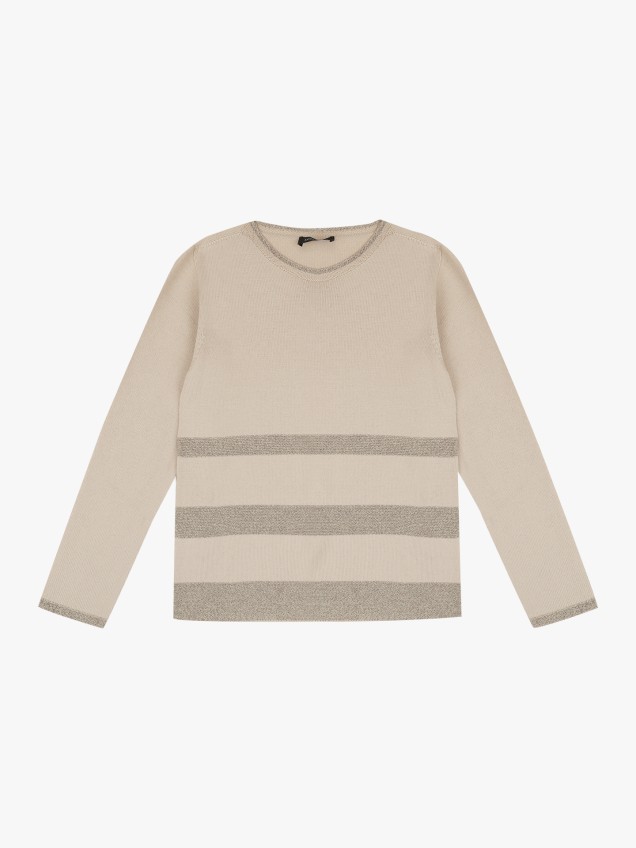 Camisola de Malha com Detalhe Metalizado