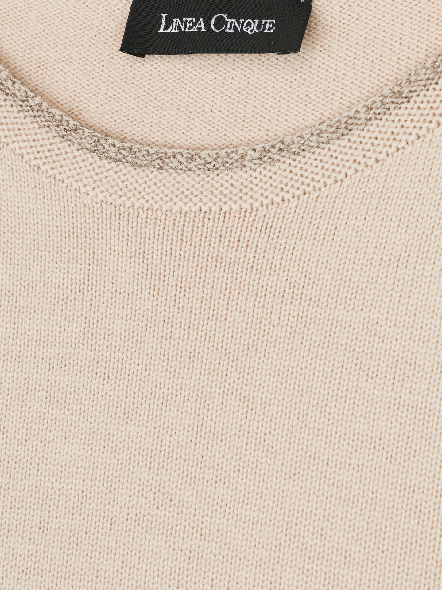 Camisola de Malha com Detalhe Metalizado