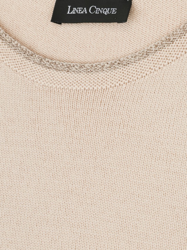 Camisola de Malha com Detalhe Metalizado