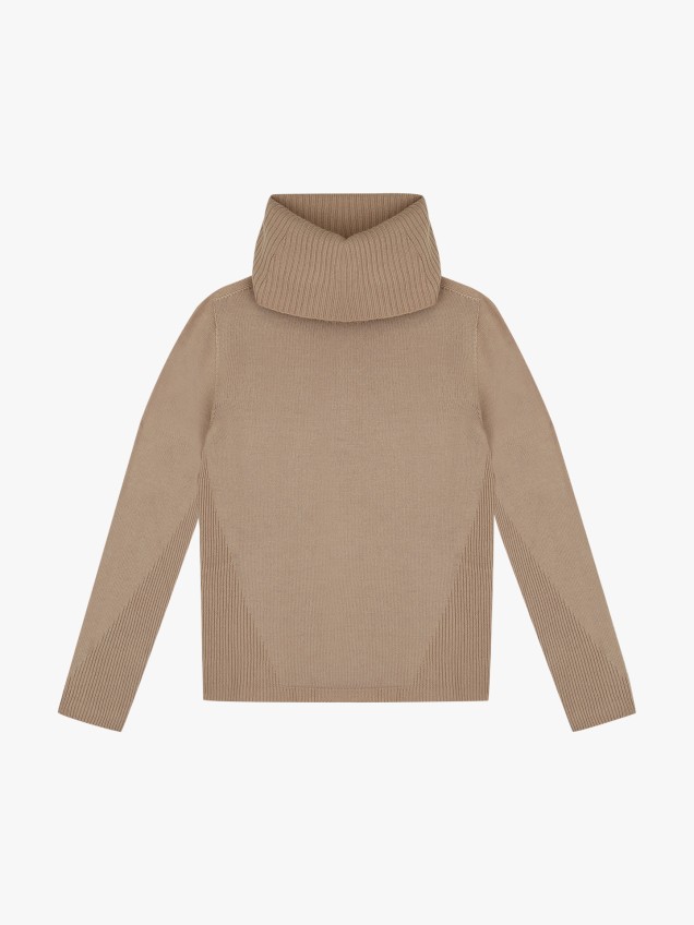 Camisola de Malha com Gola Alta