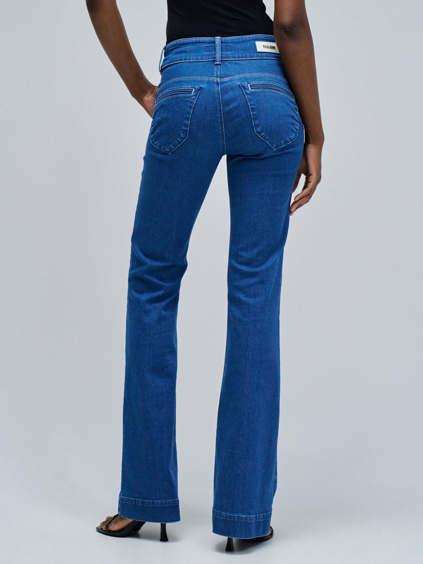 Calças de Ganga Secret Chino Push In