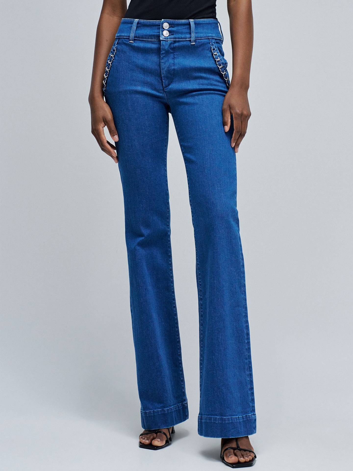 Calças de Ganga Secret Chino Push In