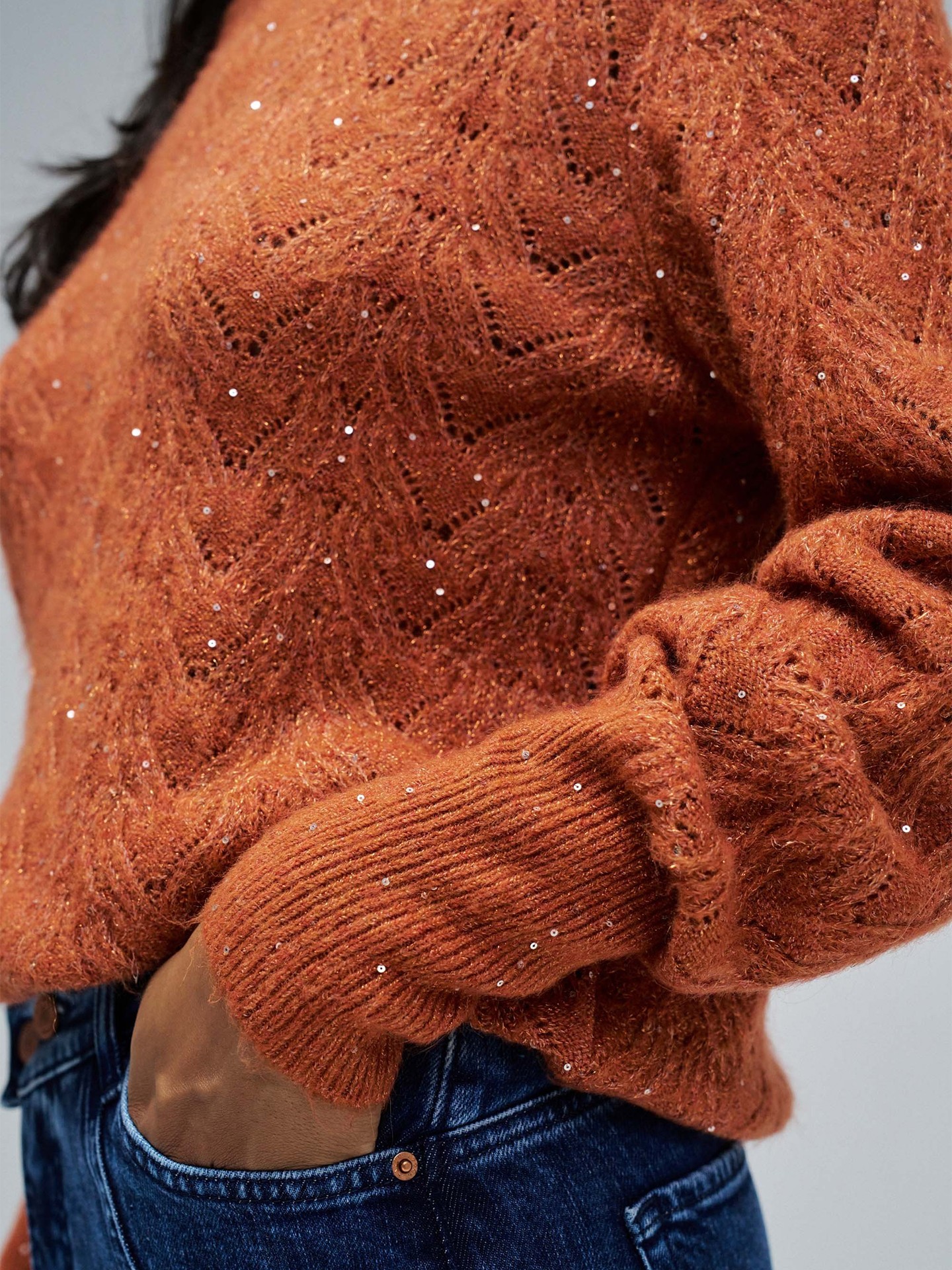 Camisola de Lã e Mohair