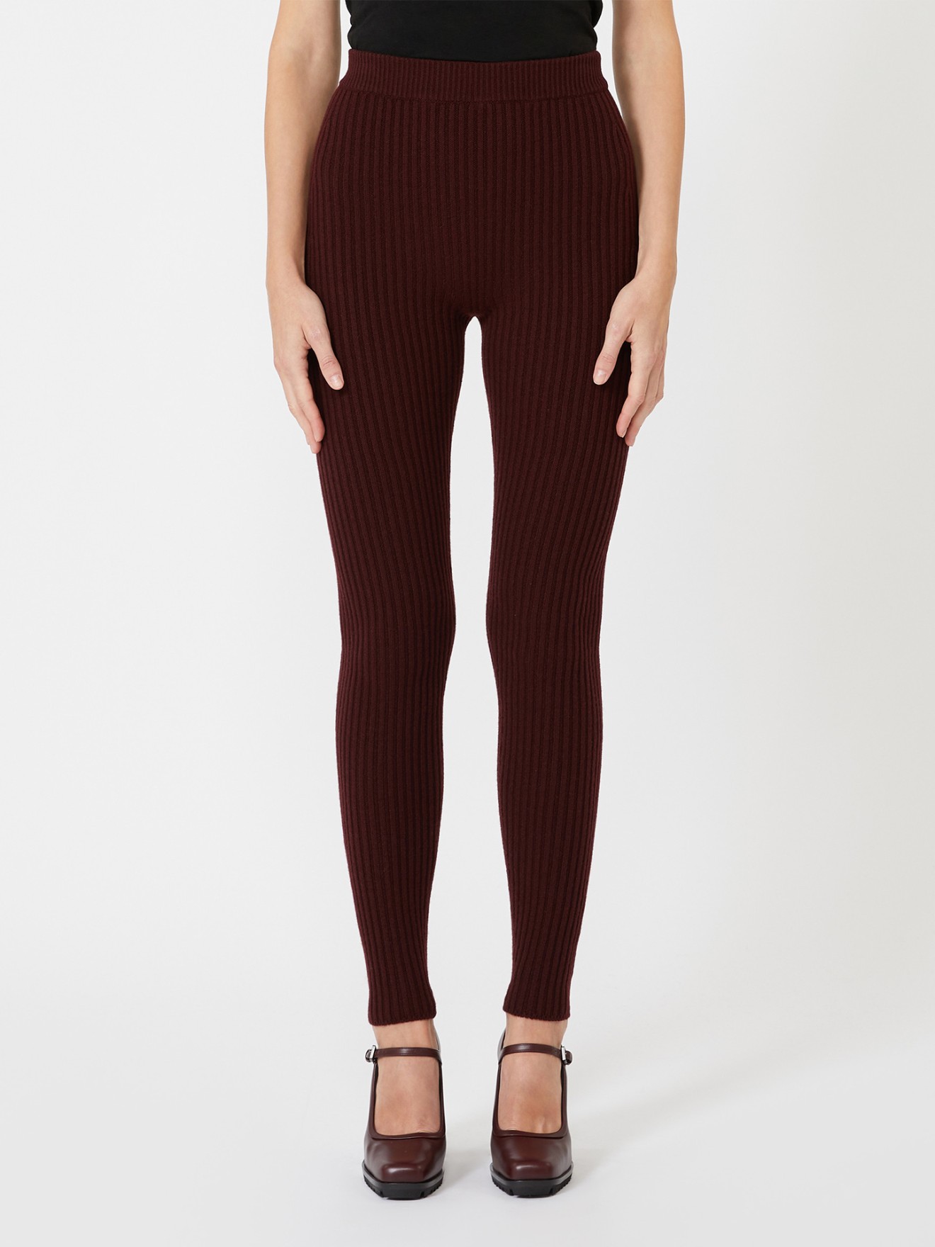 Leggings de Malha Canelada Apogeo1234
