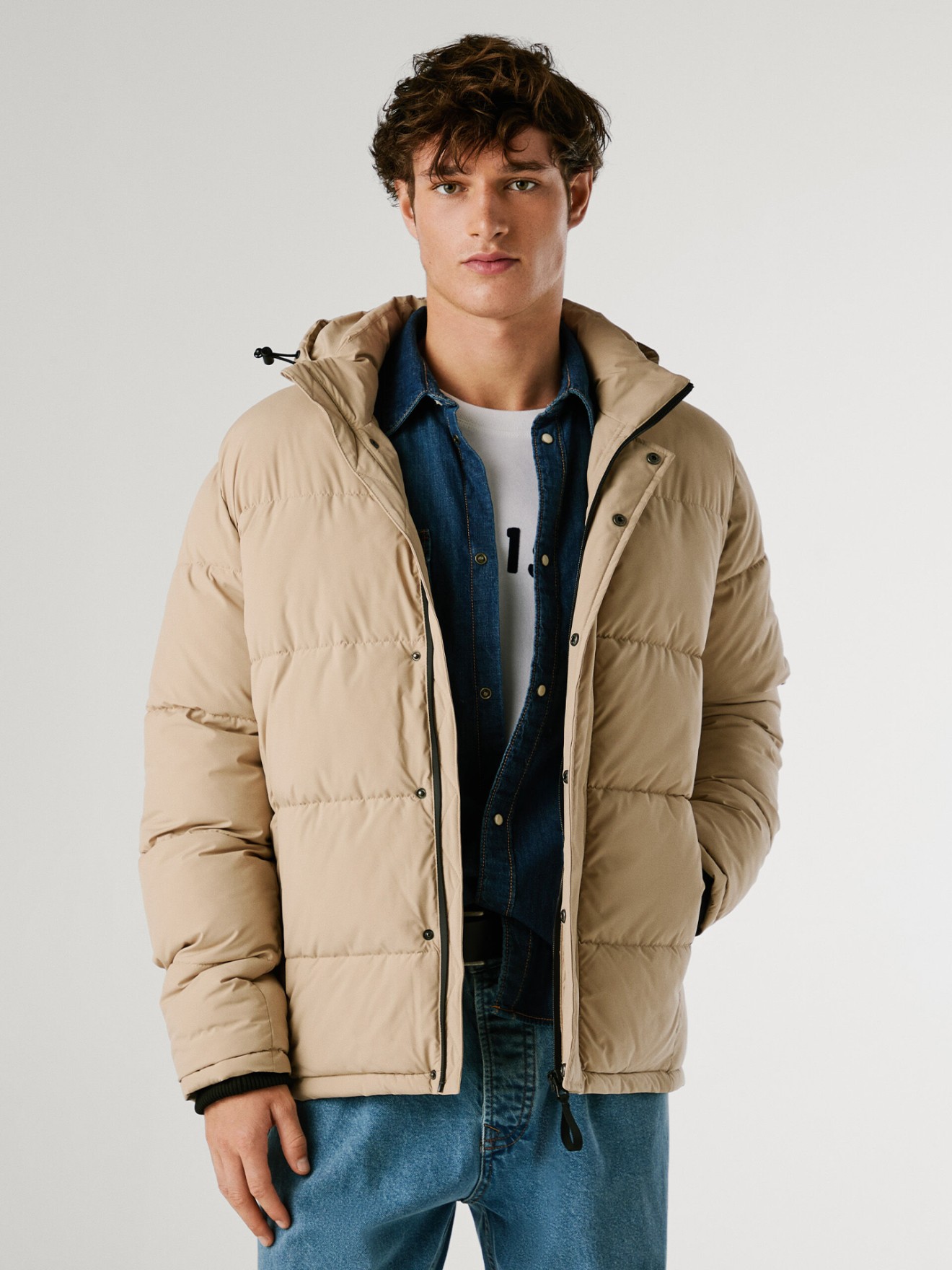 Bluso Acolchoado com Capuz Removvel