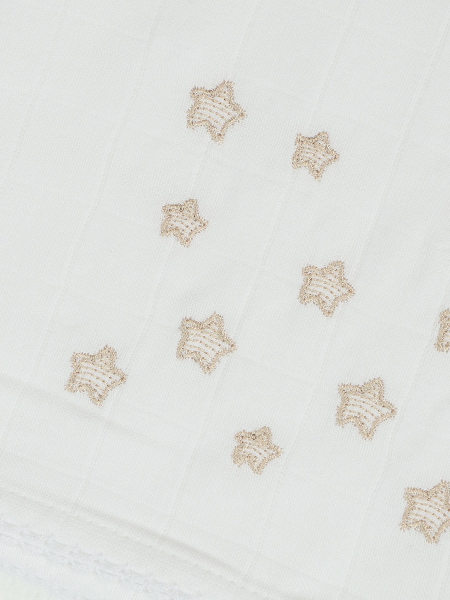 Fralda de Pano com Bordado de Estrelas