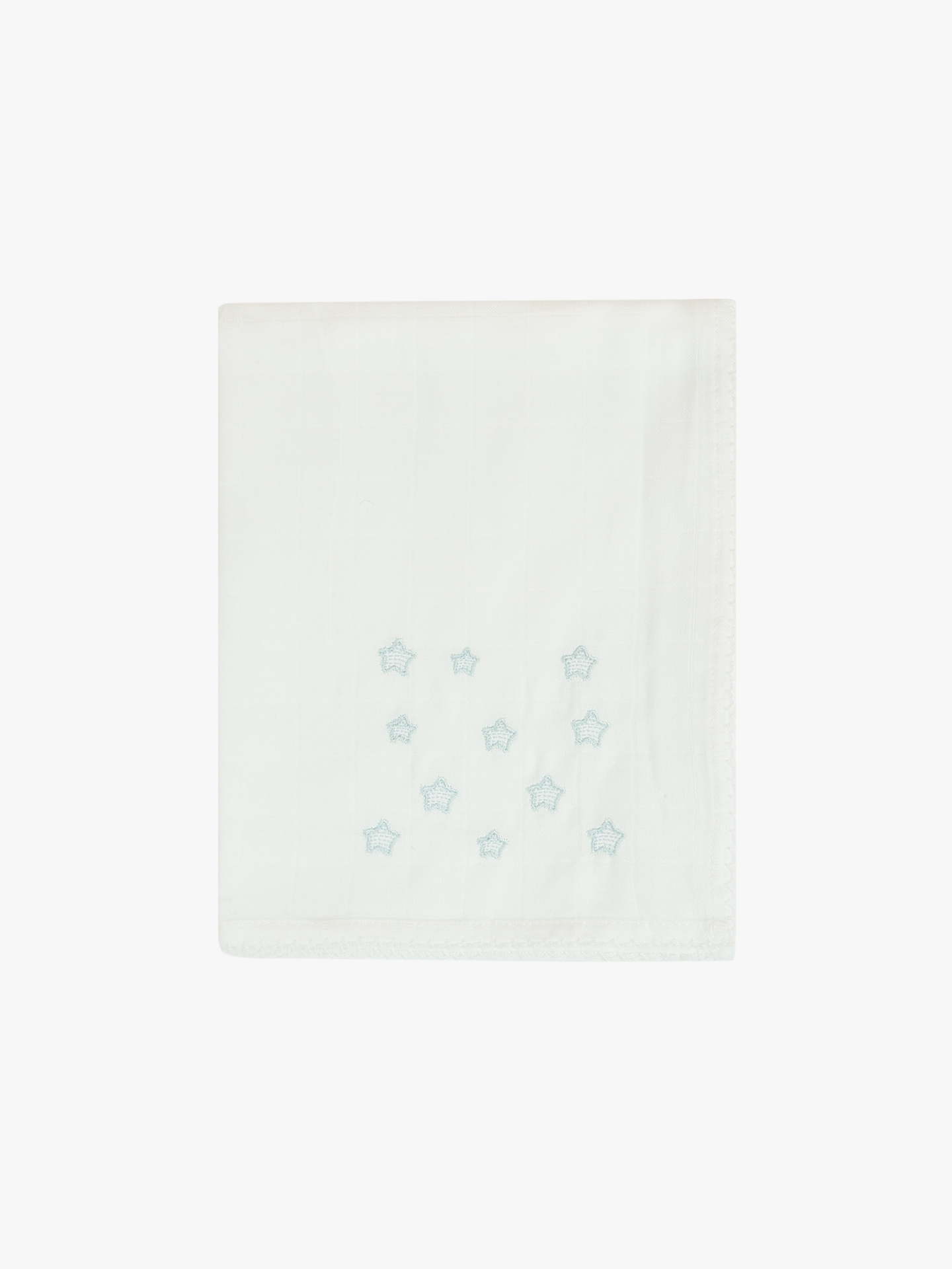 Fralda de Pano com Bordado de Estrelas