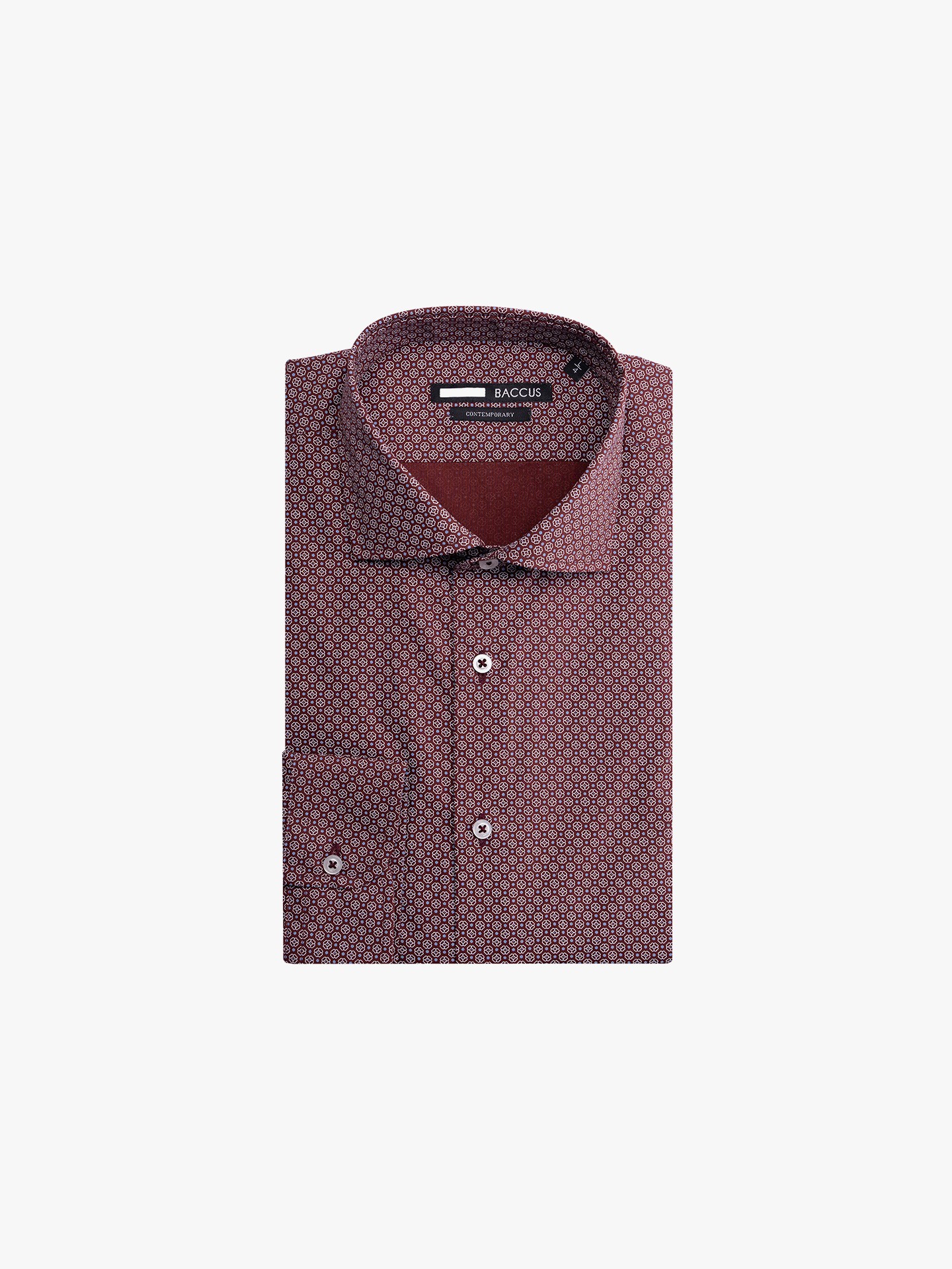 Camisa com Padrão Geométrico