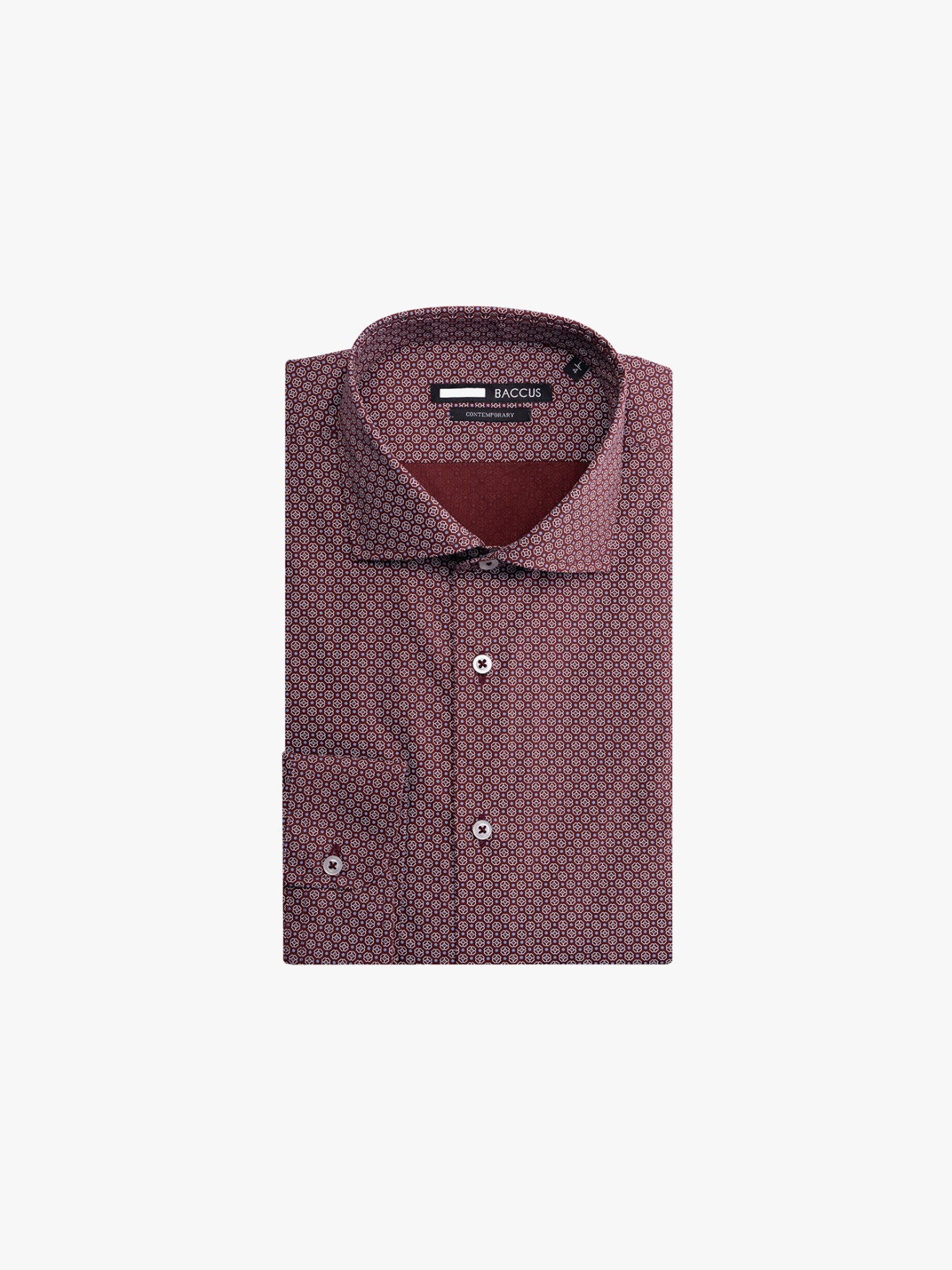 Camisa com Padro Geomtrico
