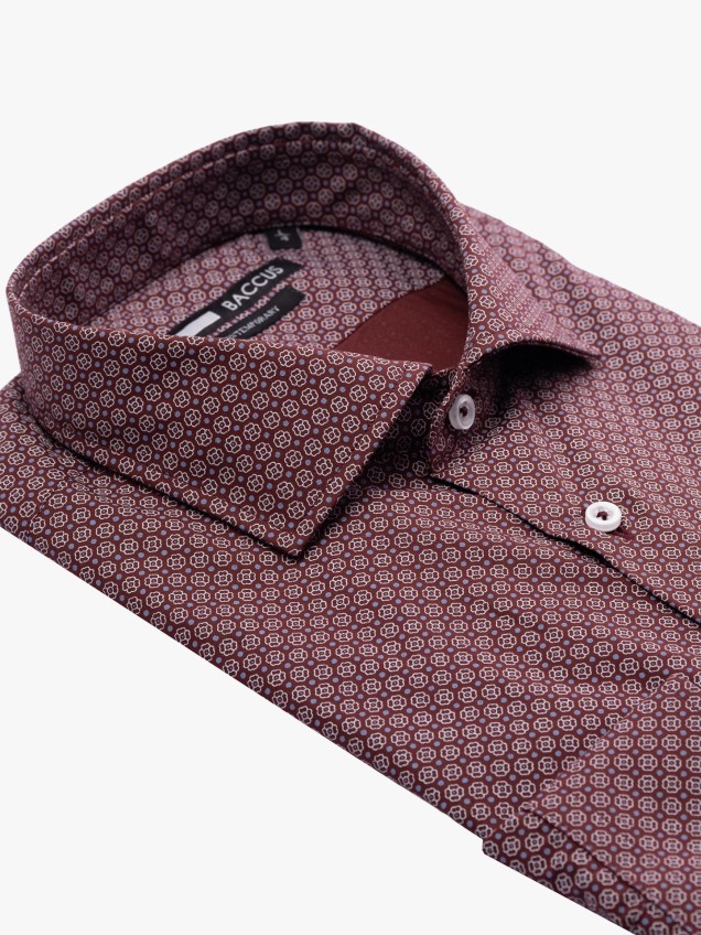 Camisa com Padrão Geométrico