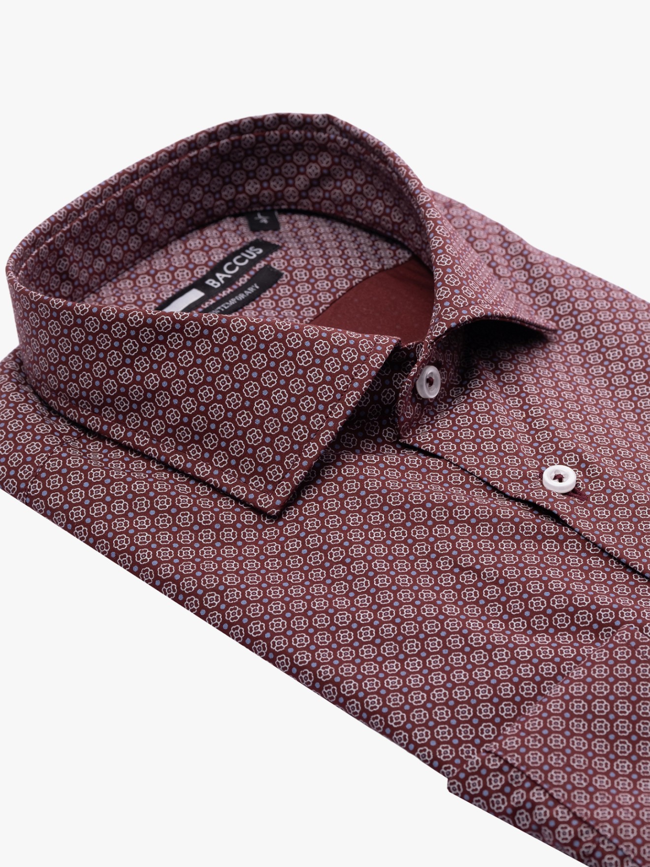 Camisa com Padro Geomtrico