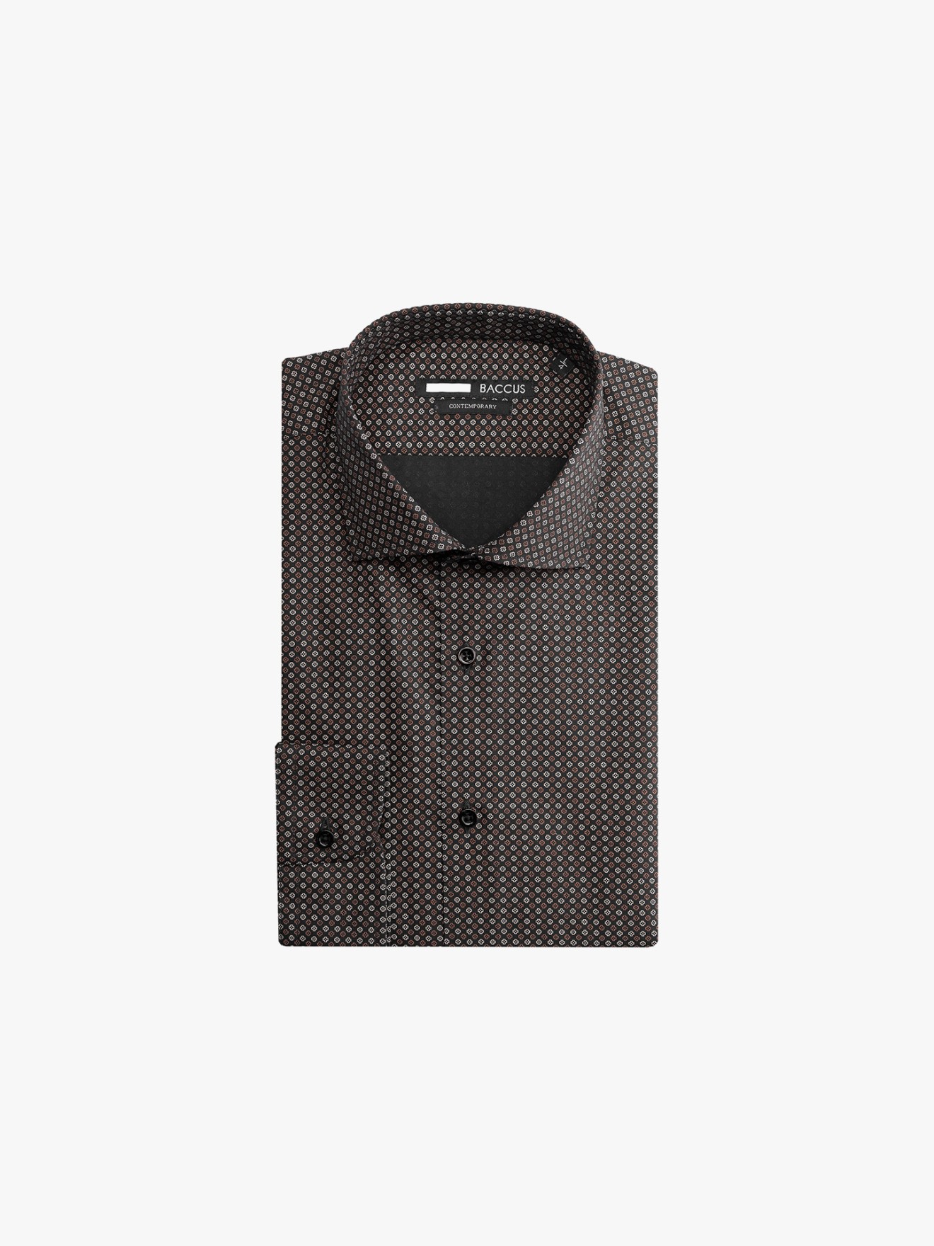Camisa com Padro Geomtrico