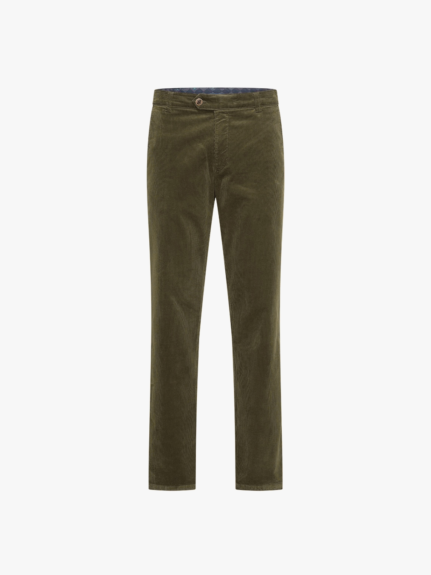 Calças de Bombazina Straight Fit